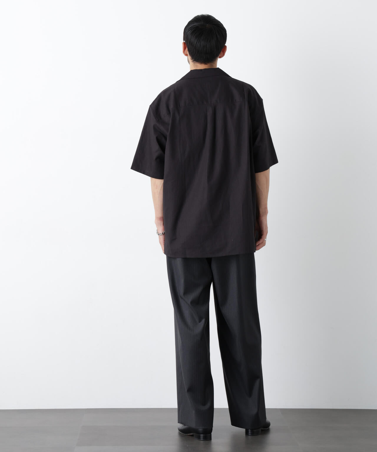｢FRENCH LINEN｣ フライフロント半袖シャツ
