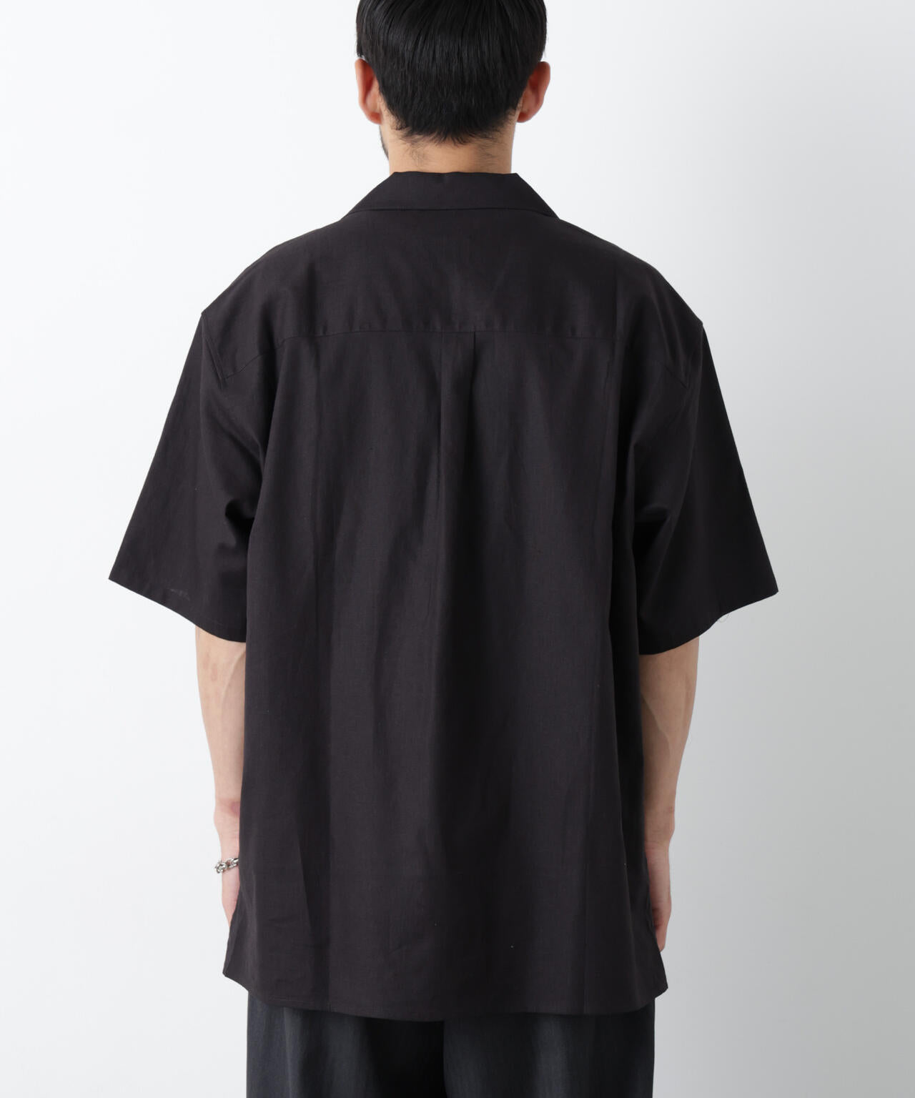 ｢FRENCH LINEN｣ フライフロント半袖シャツ
