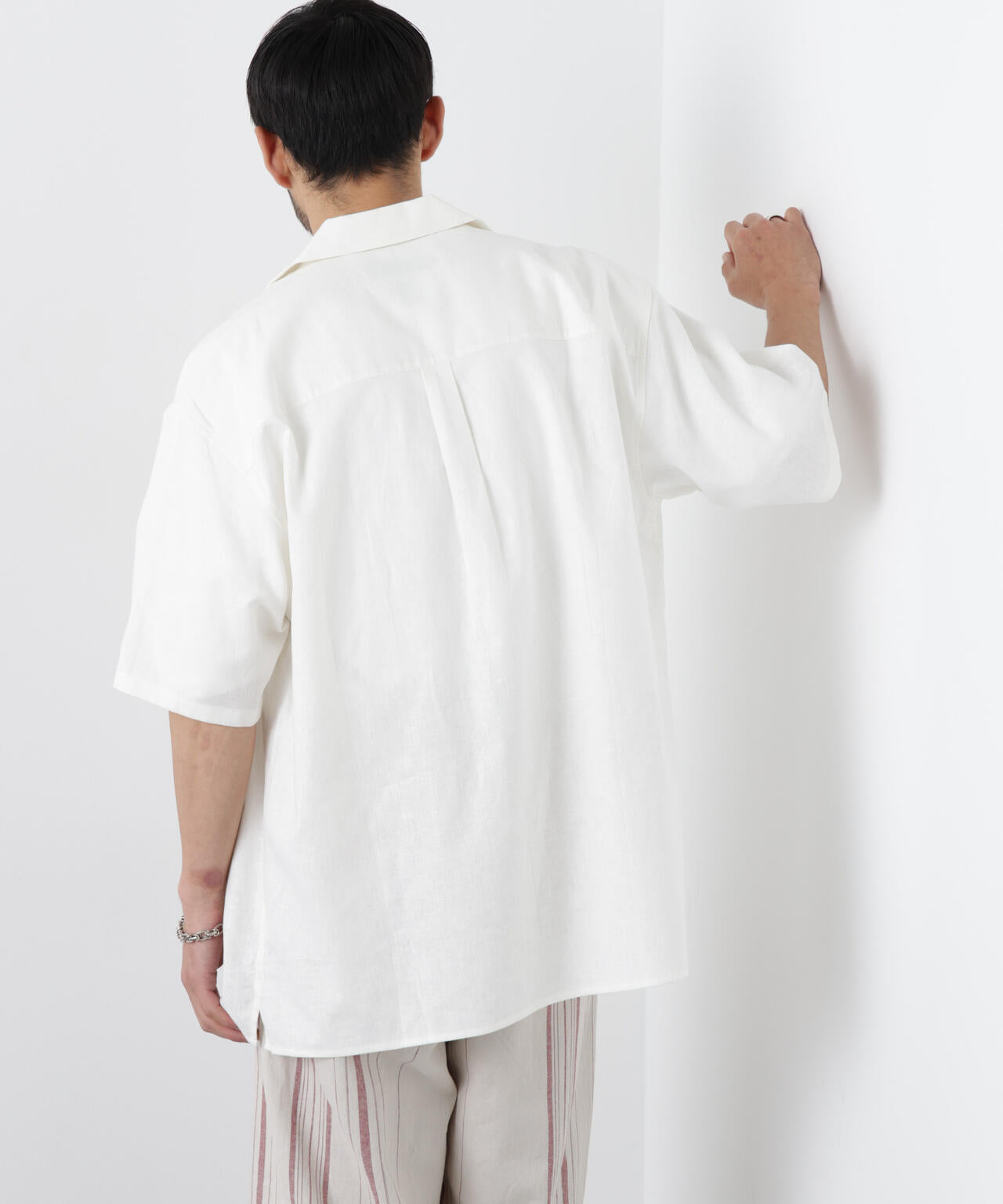 ｢FRENCH LINEN｣ フライフロント半袖シャツ