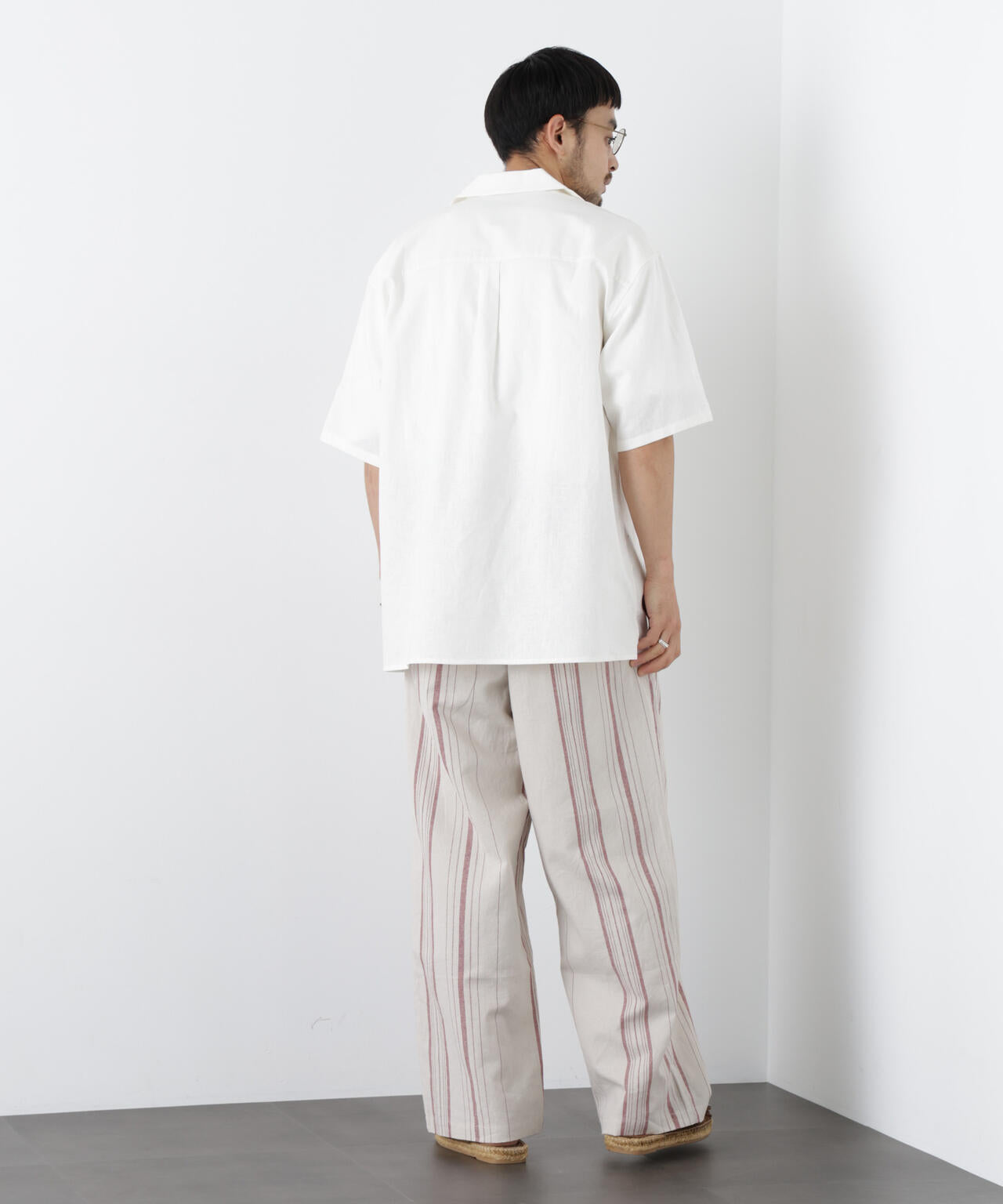 ｢FRENCH LINEN｣ フライフロント半袖シャツ