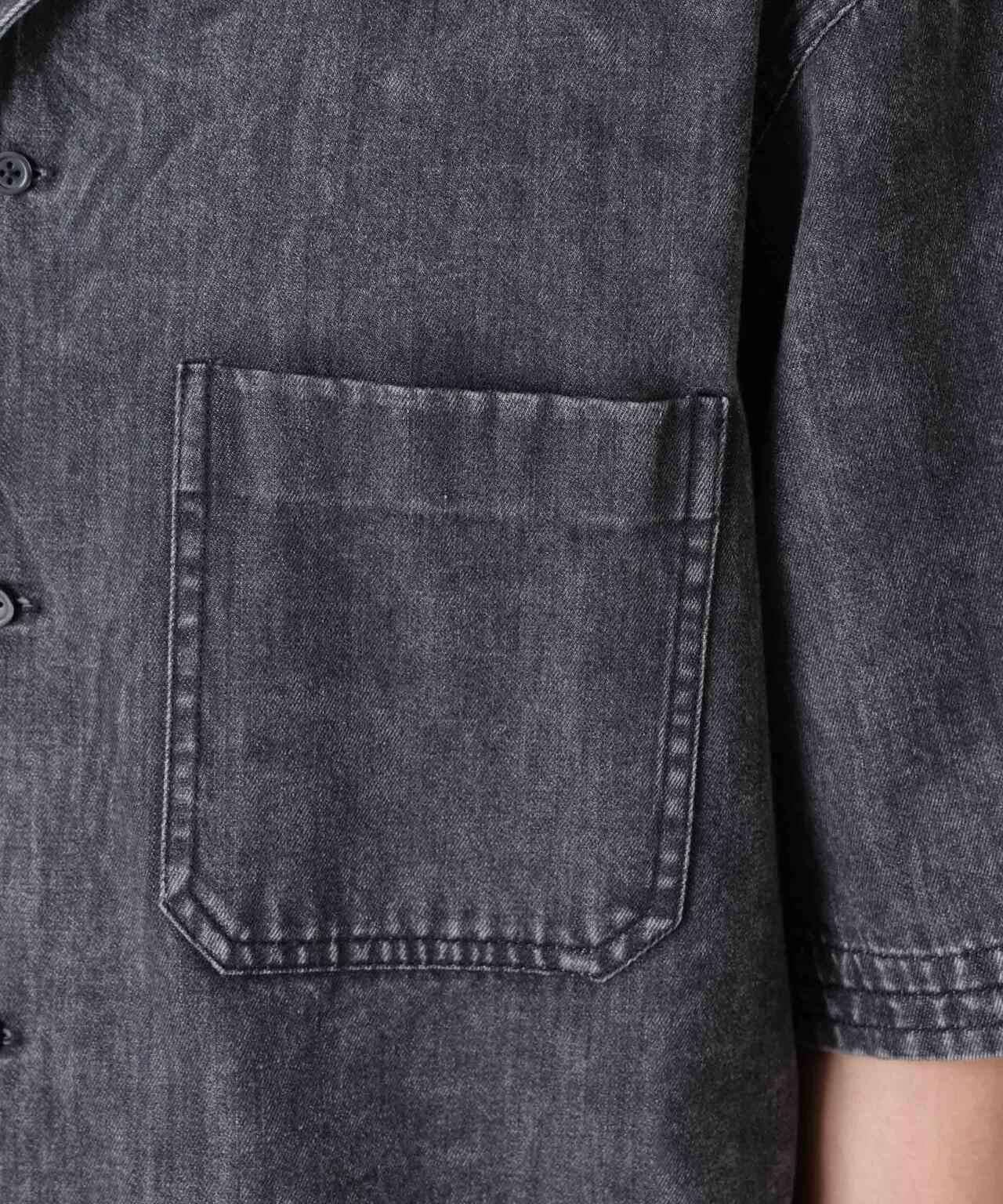 「OtoNANO」 デニムシャツ 半袖