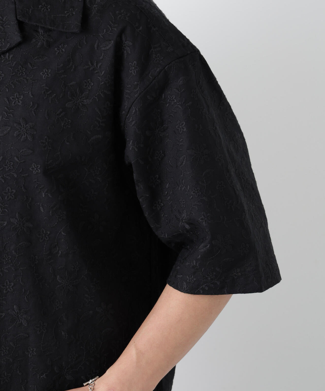 ｢OtoNANO｣×masoret総柄刺繍シャツ(セットアップ可)