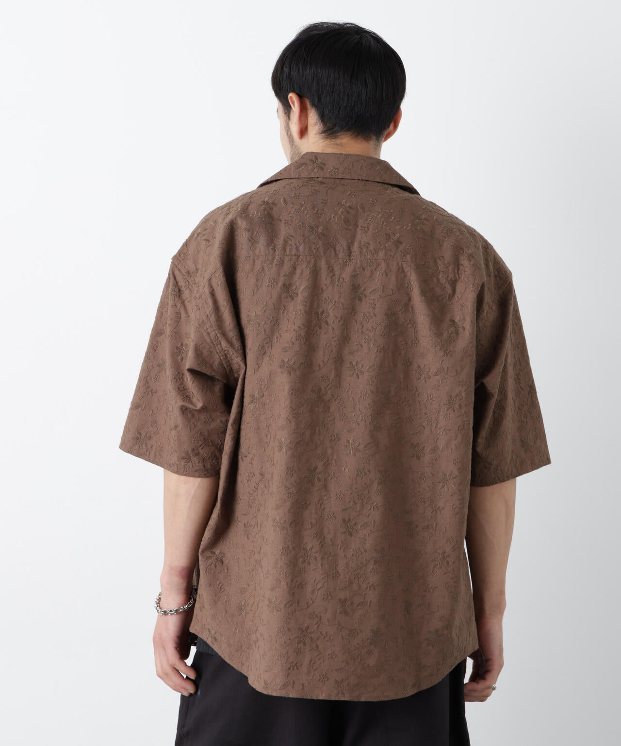 ｢OtoNANO｣×masoret総柄刺繍シャツ(セットアップ可)