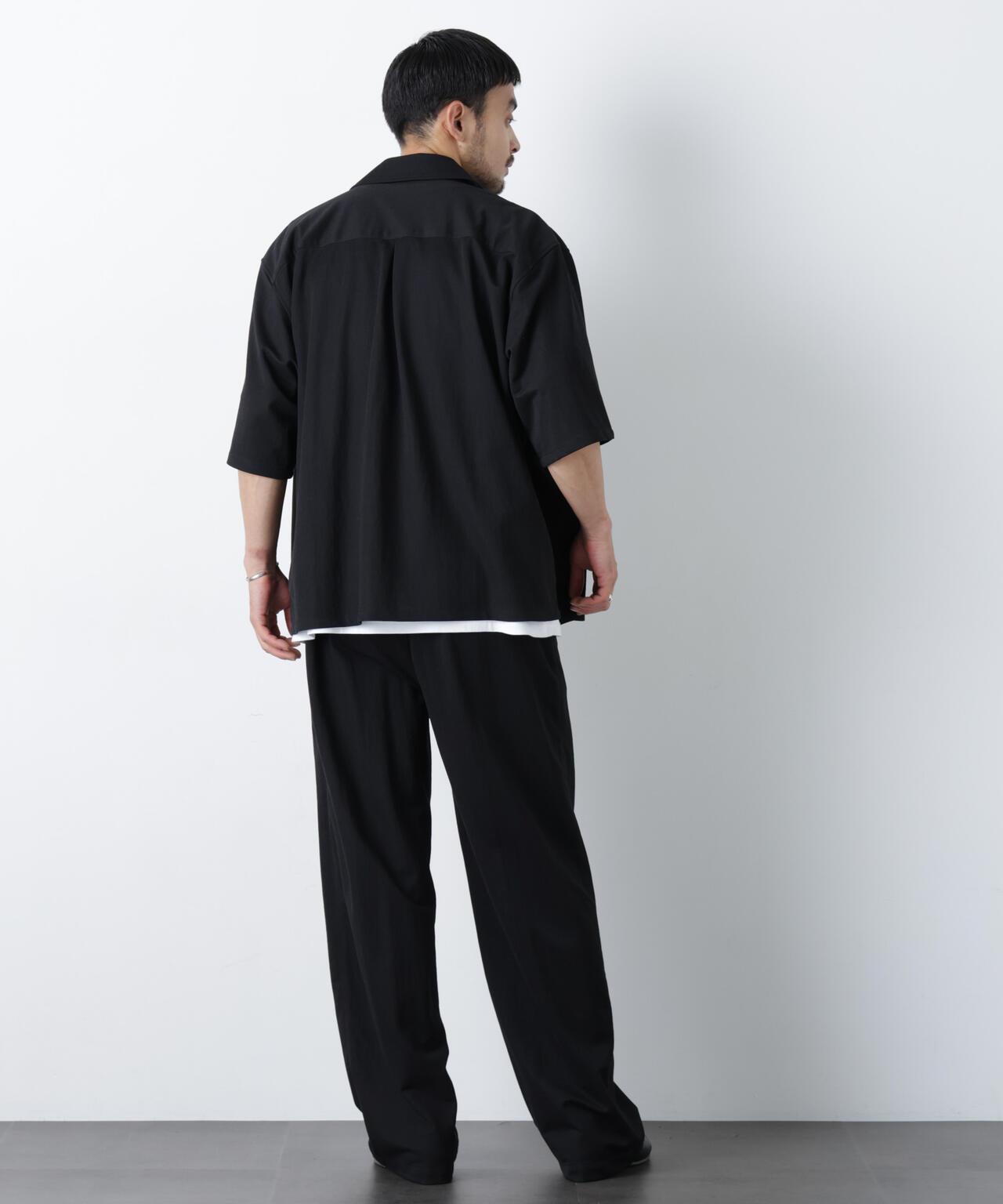 「モダンコンフォート」ワンダーシェイプ 接触冷感半袖シャツ(セットアップ可)
