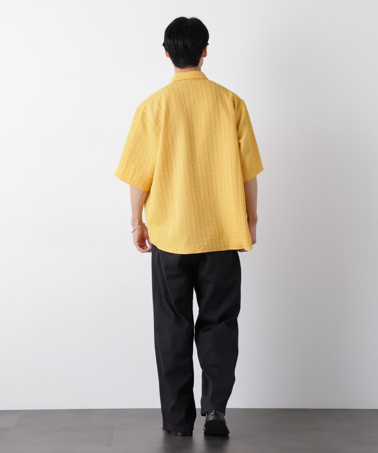 ふくれ二重織シャツ