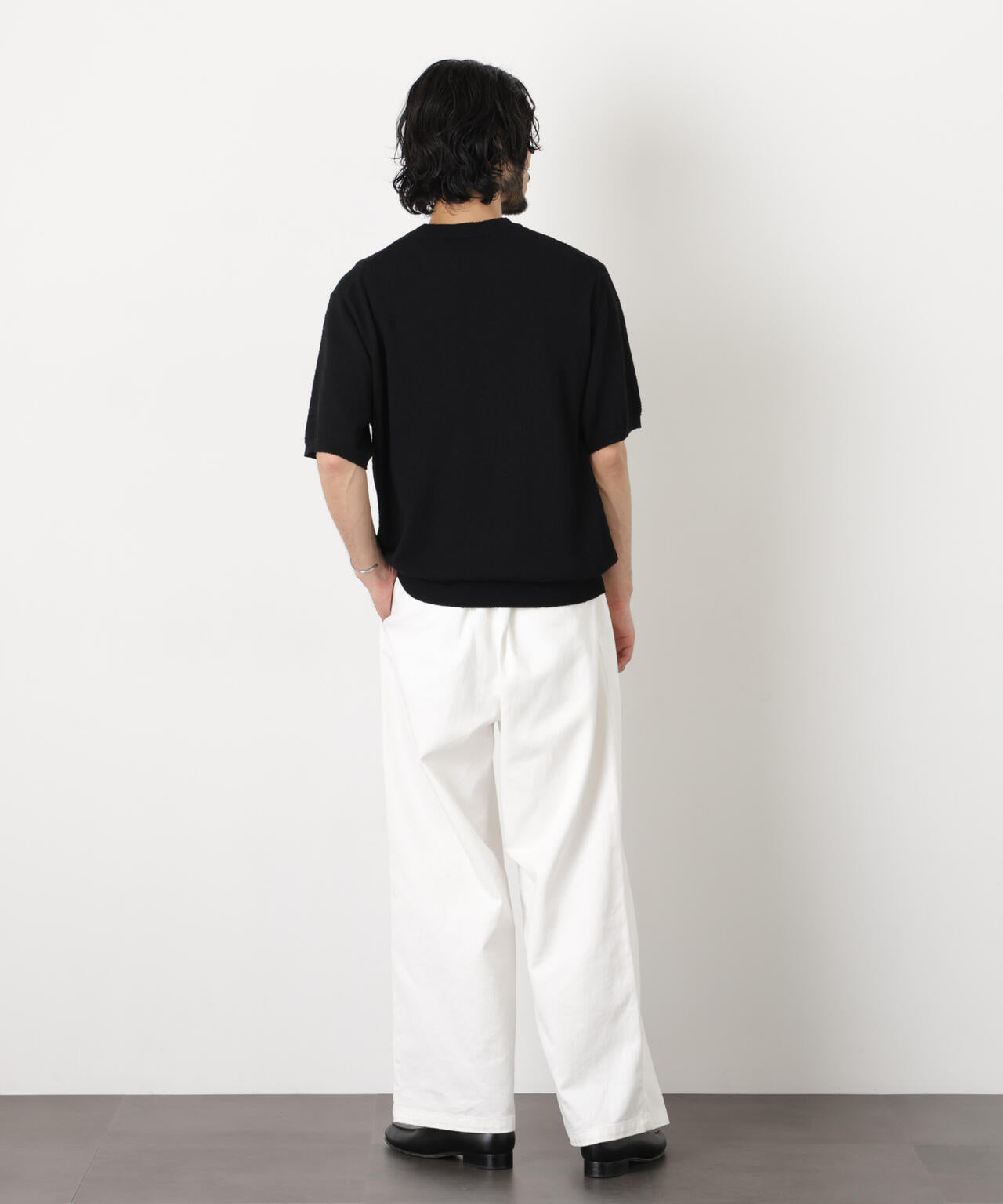 C/Ny ブークレ クルーネックニットTEE
