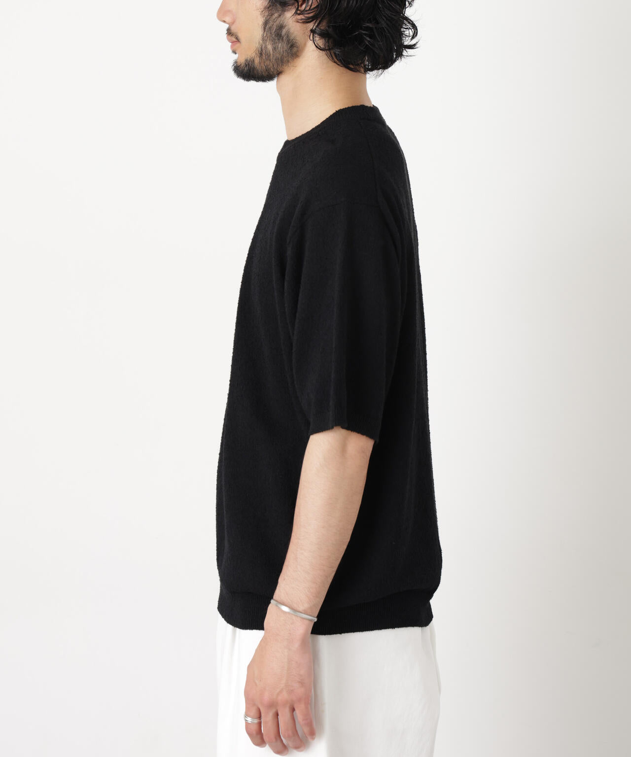 C/Ny ブークレ クルーネックニットTEE
