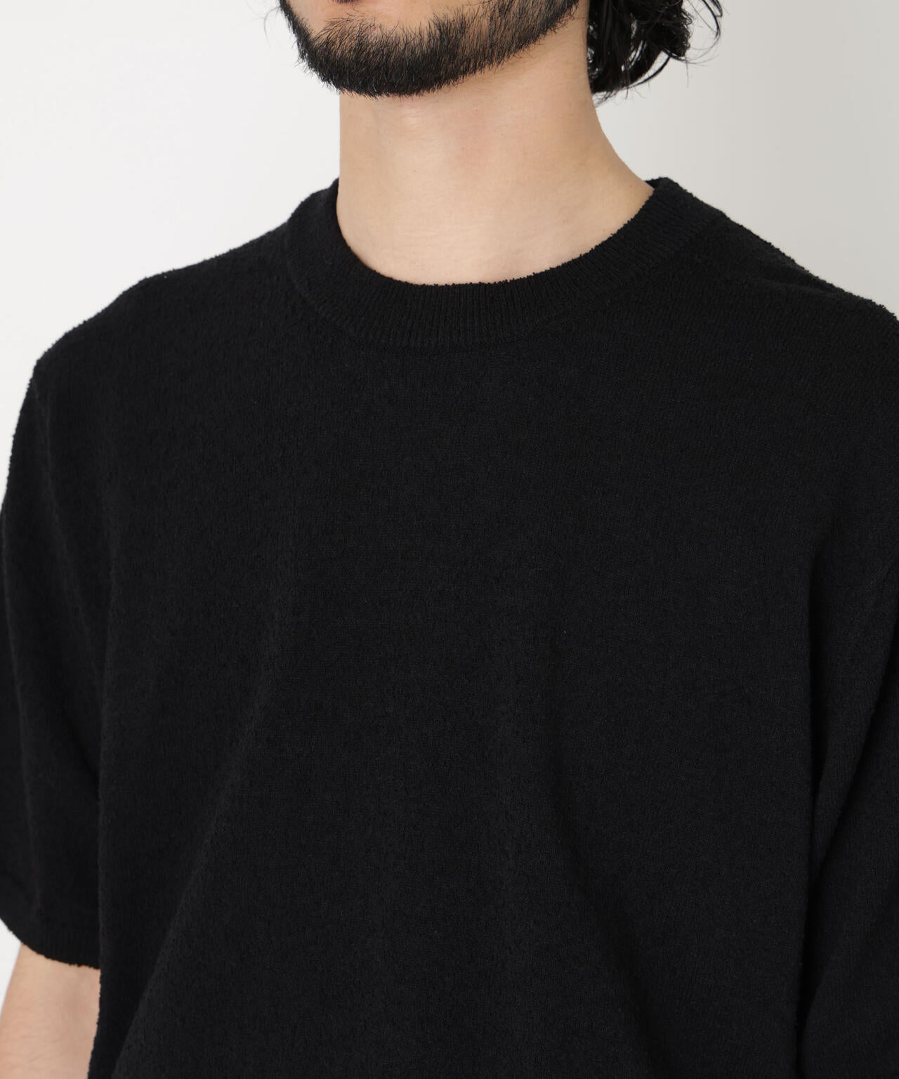 C/Ny ブークレ クルーネックニットTEE
