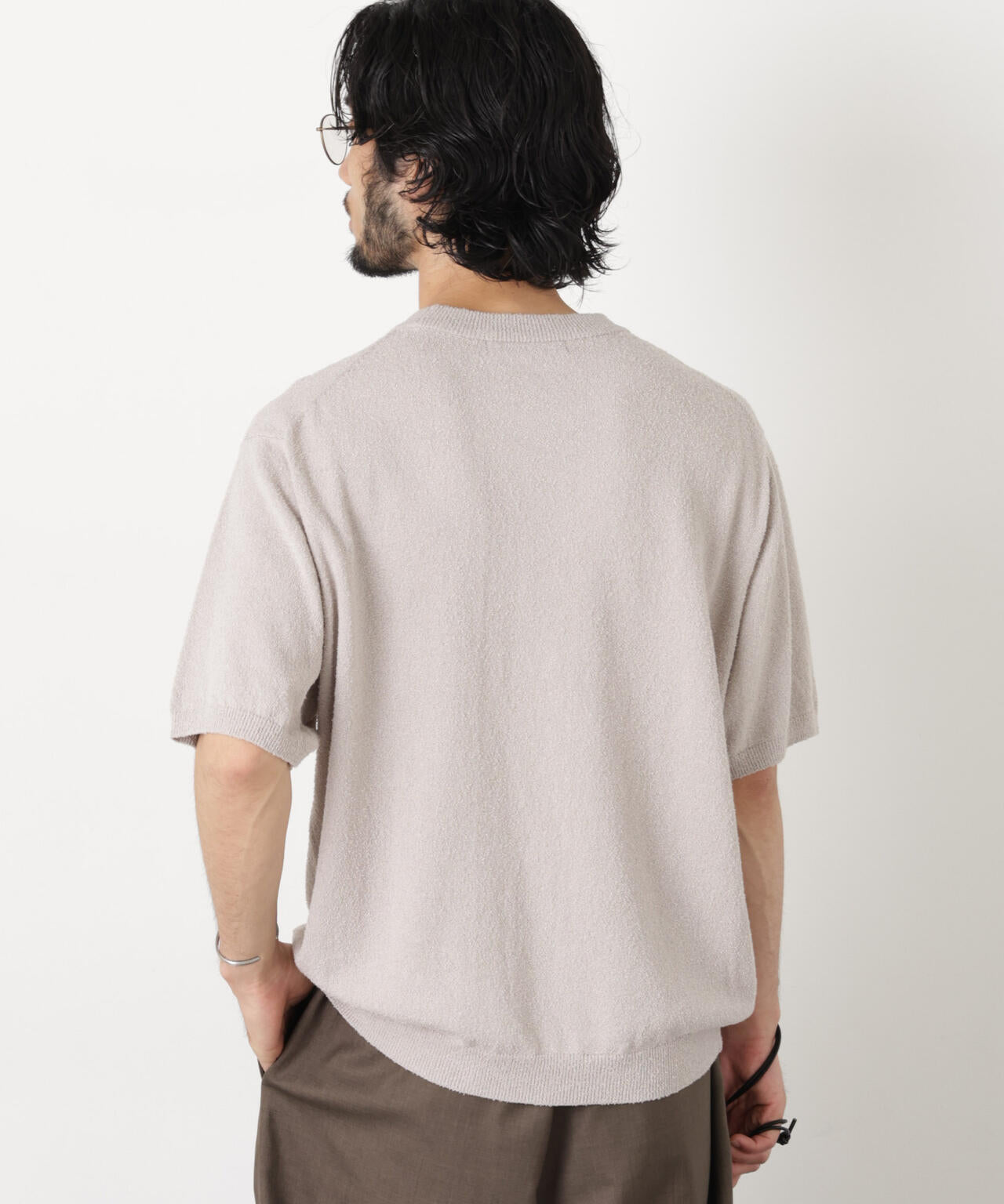 C/Ny ブークレ クルーネックニットTEE