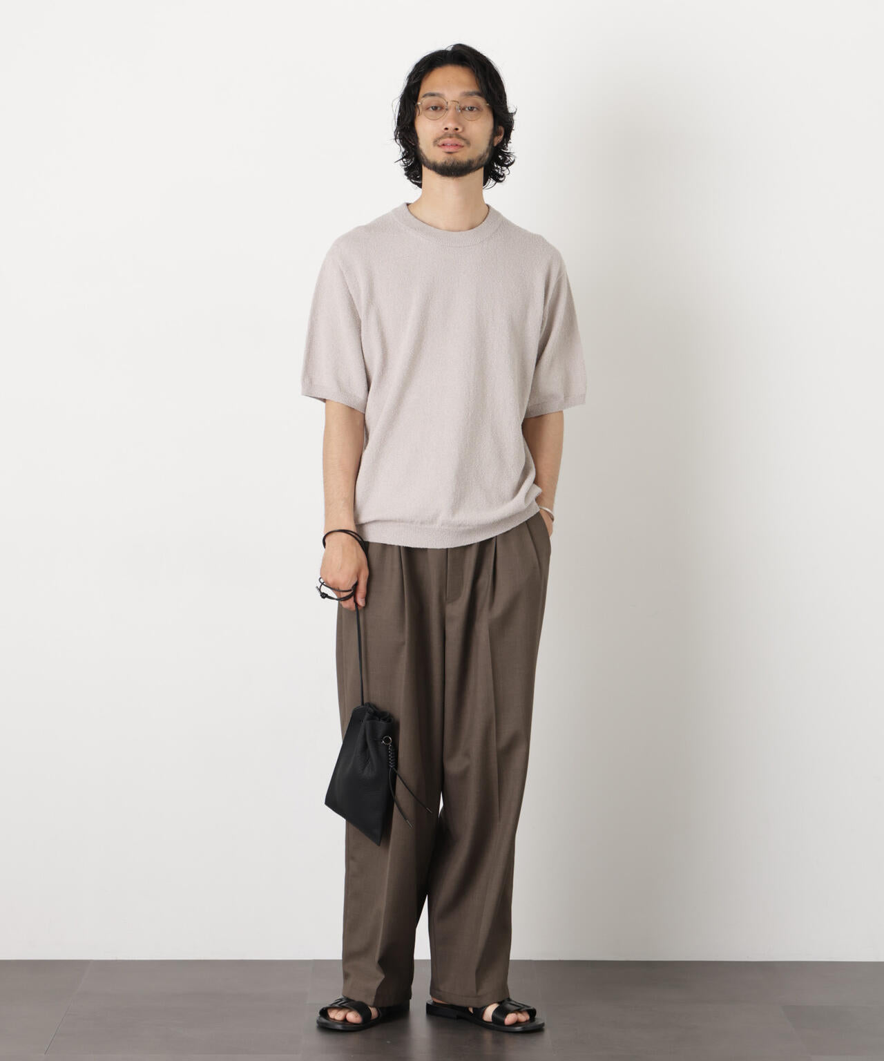 C/Ny ブークレ クルーネックニットTEE