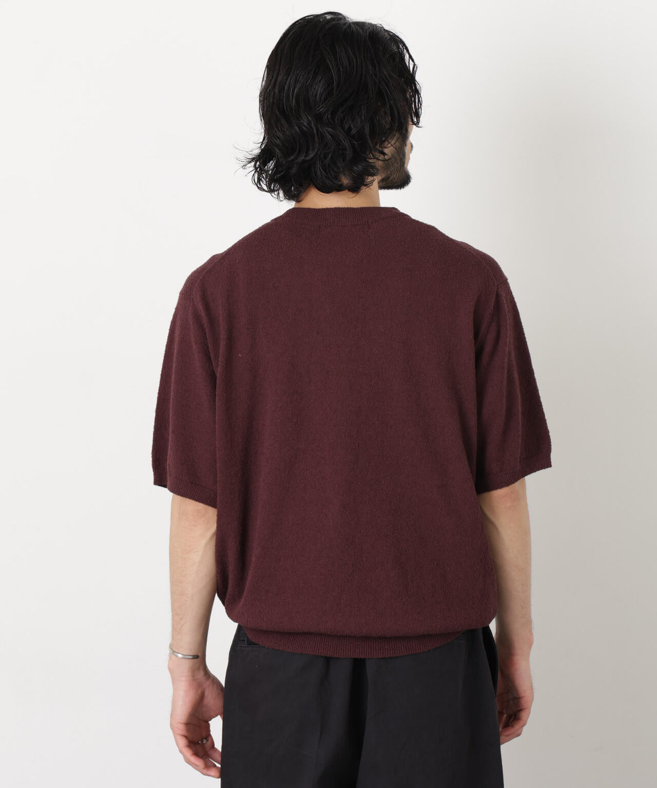 C/Ny ブークレ クルーネックニットTEE