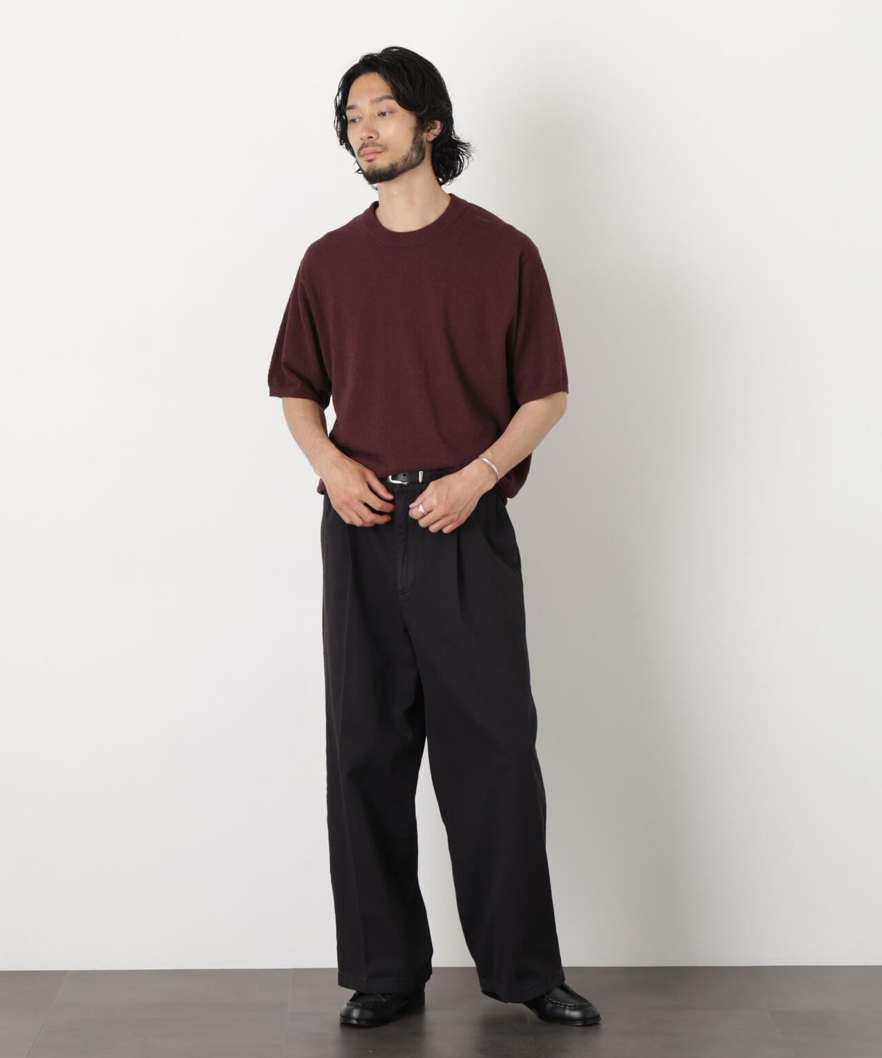 C/Ny ブークレ クルーネックニットTEE