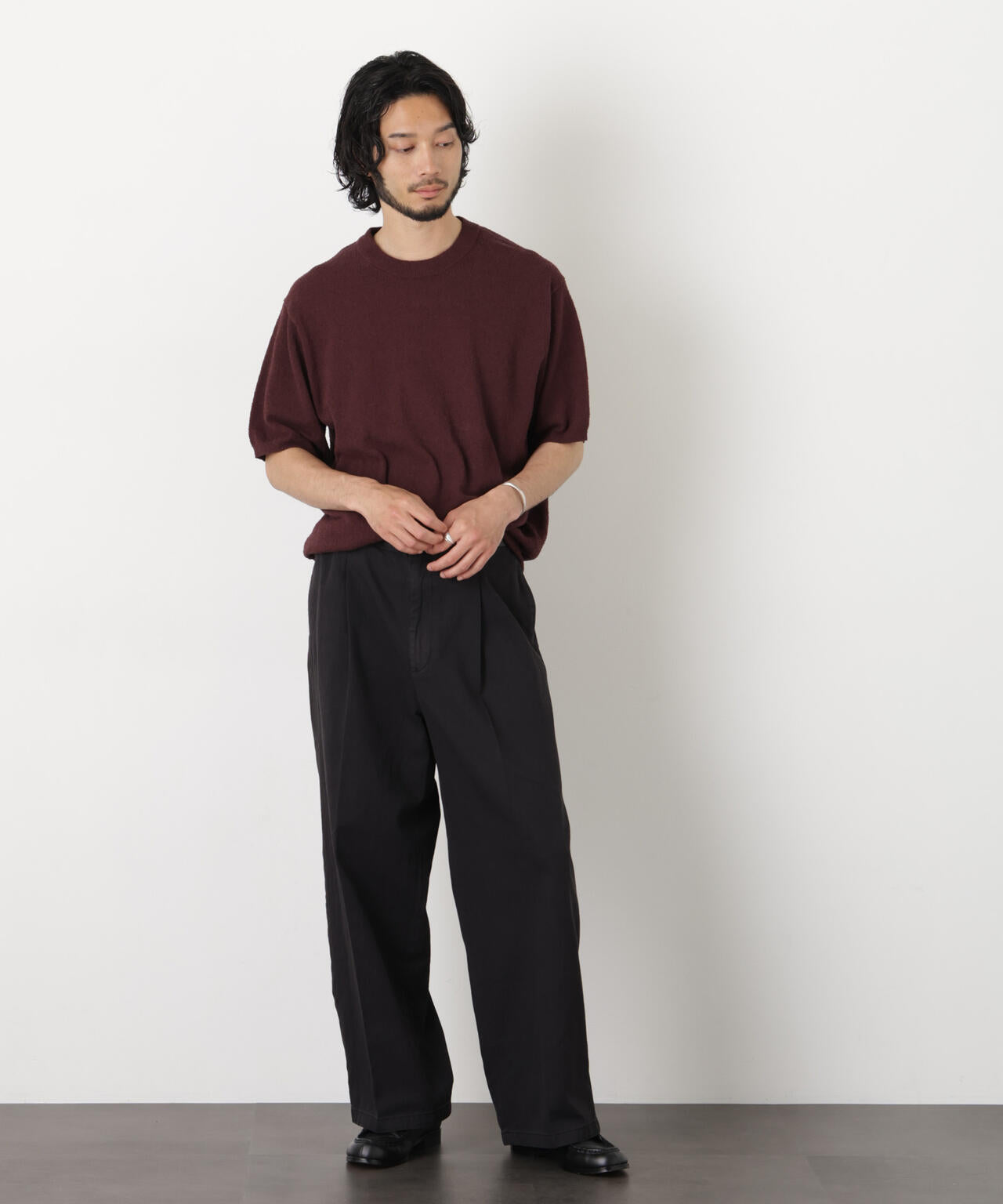 C/Ny ブークレ クルーネックニットTEE