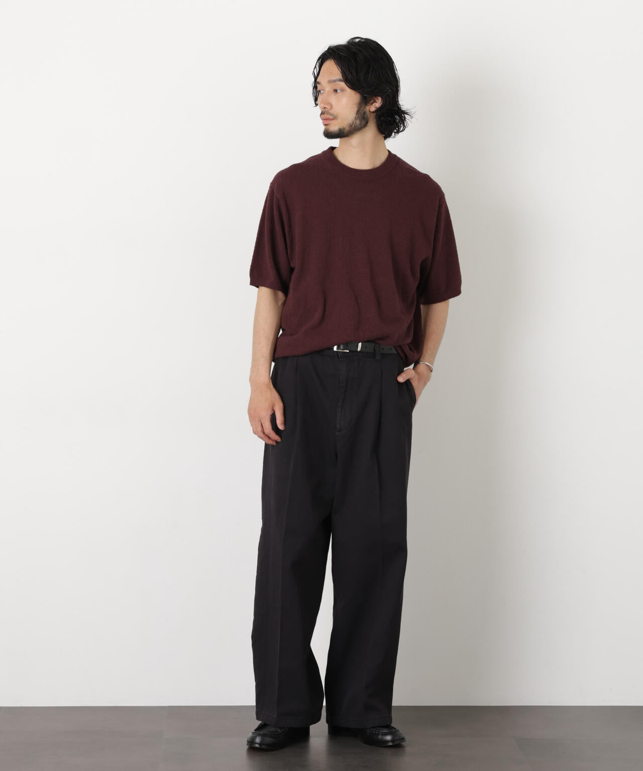 C/Ny ブークレ クルーネックニットTEE