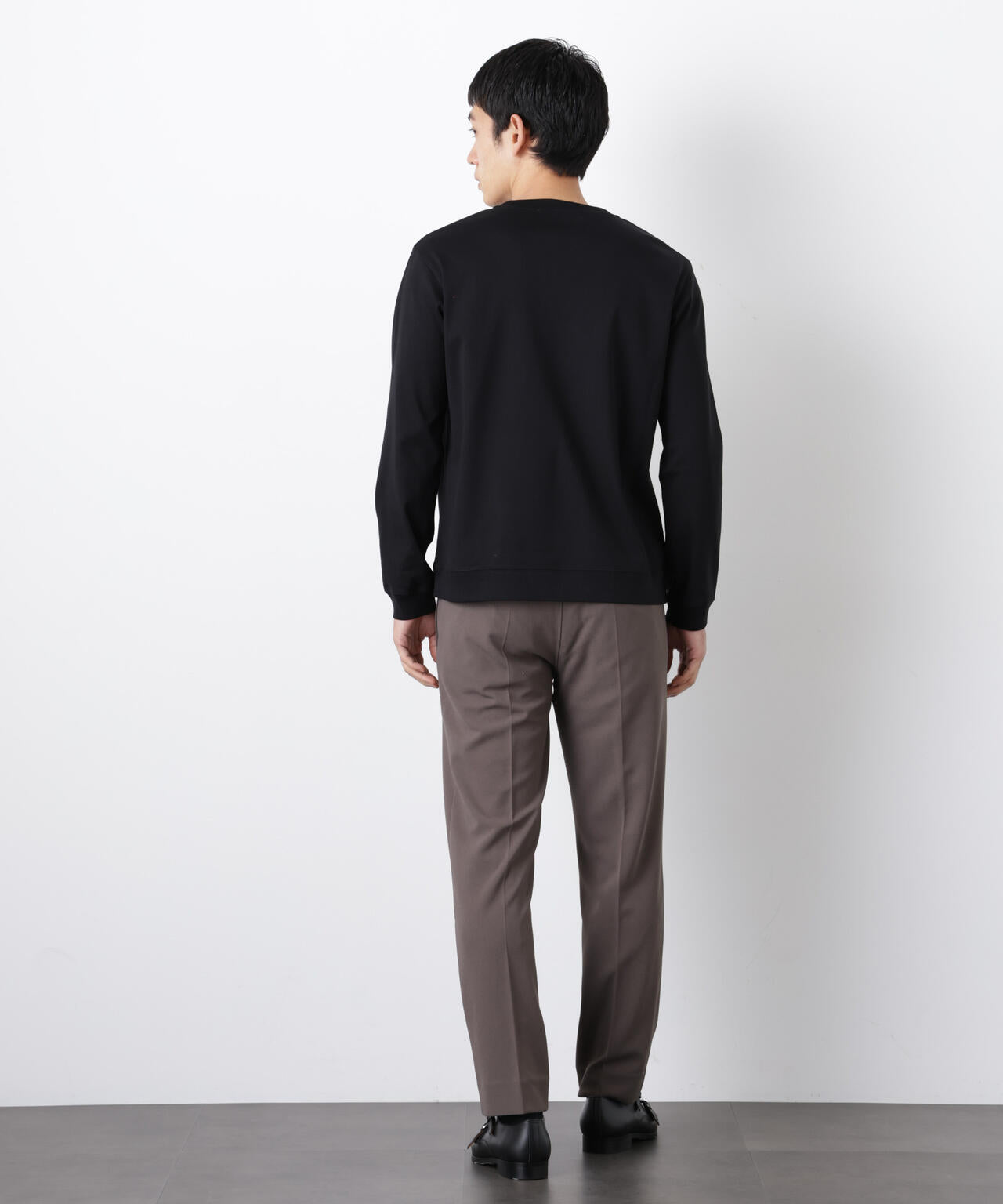 「FORMAL JERSEY」クルーネックカットソー長袖