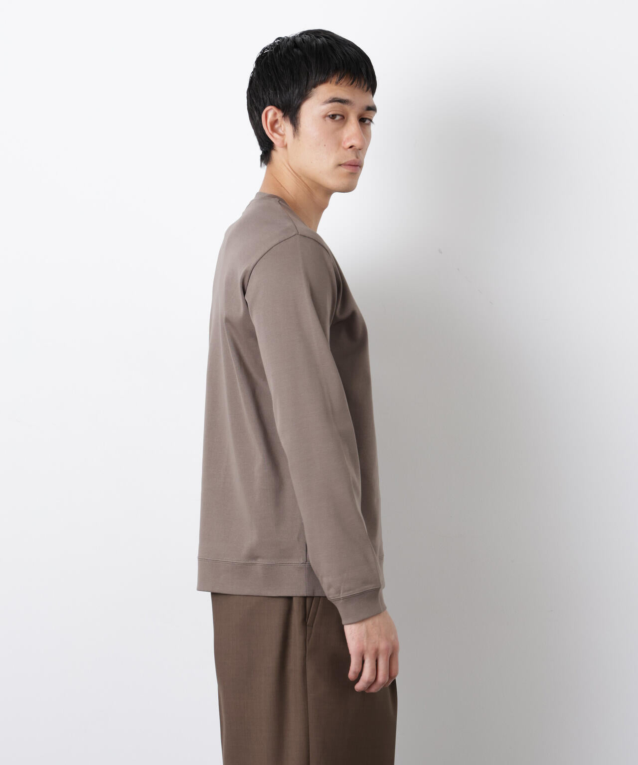 「FORMAL JERSEY」クルーネックカットソー長袖