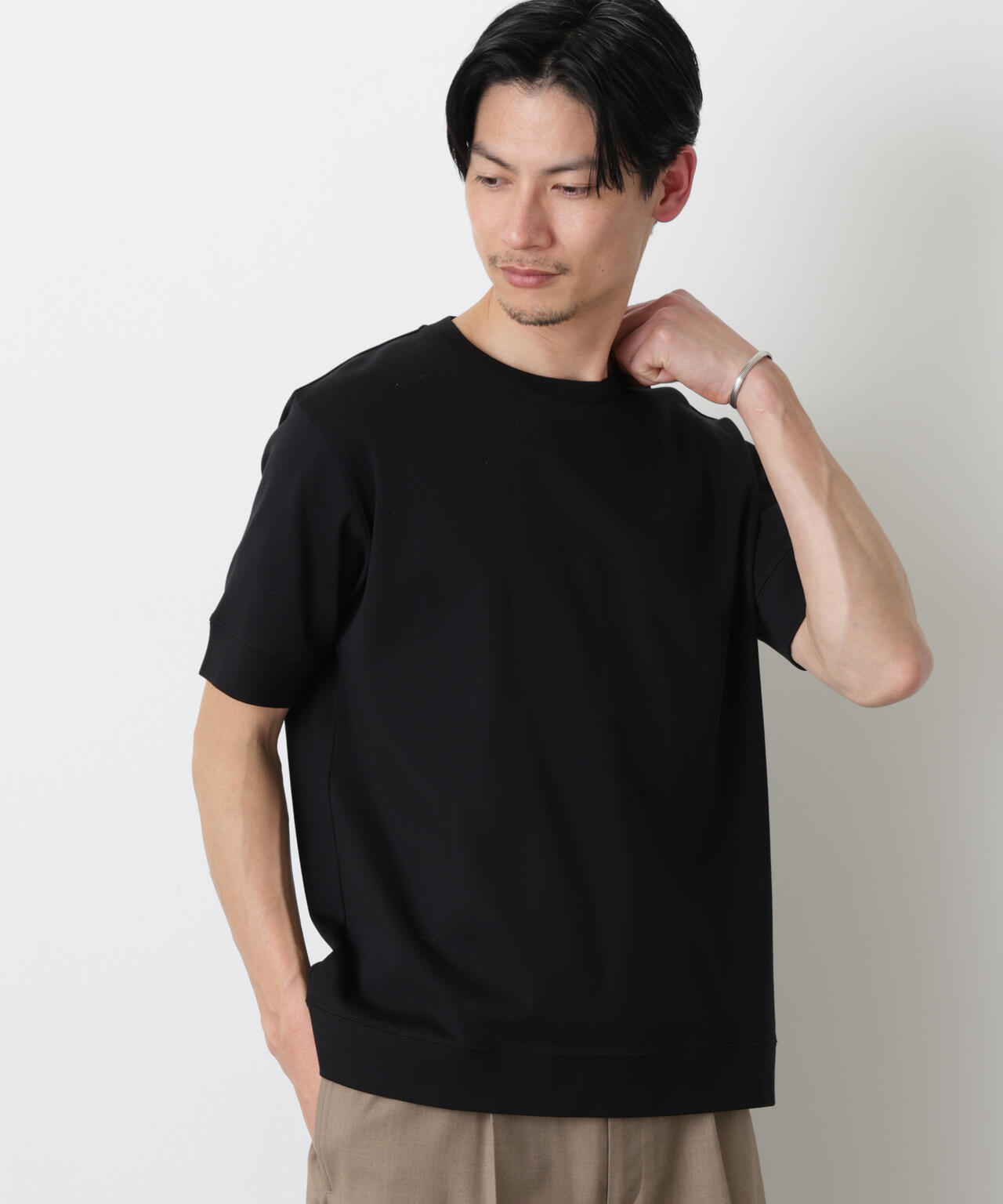 「FORMAL JERSEY」クルーネックカットソー半袖