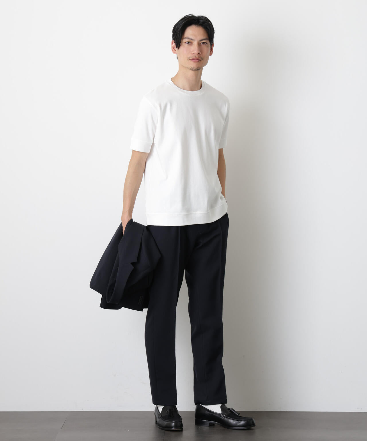「FORMAL JERSEY」クルーネックカットソー半袖