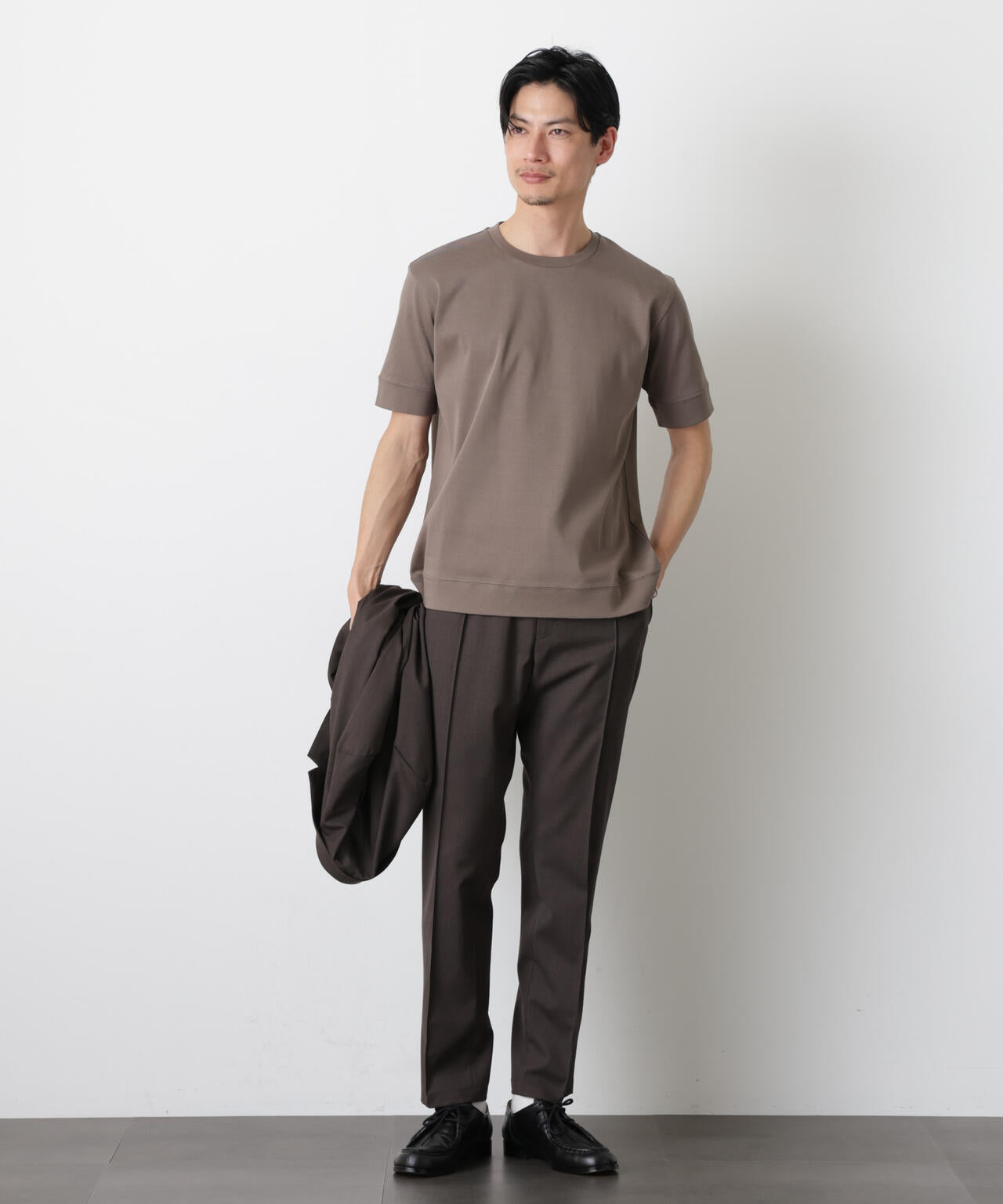 「FORMAL JERSEY」クルーネックカットソー半袖