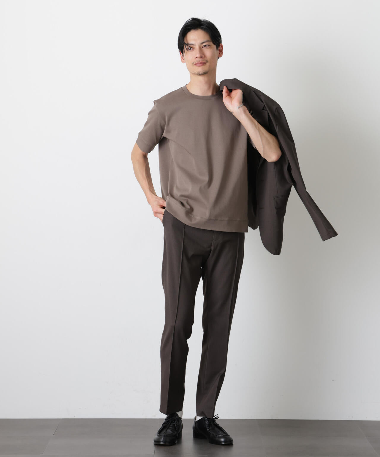 「FORMAL JERSEY」クルーネックカットソー半袖