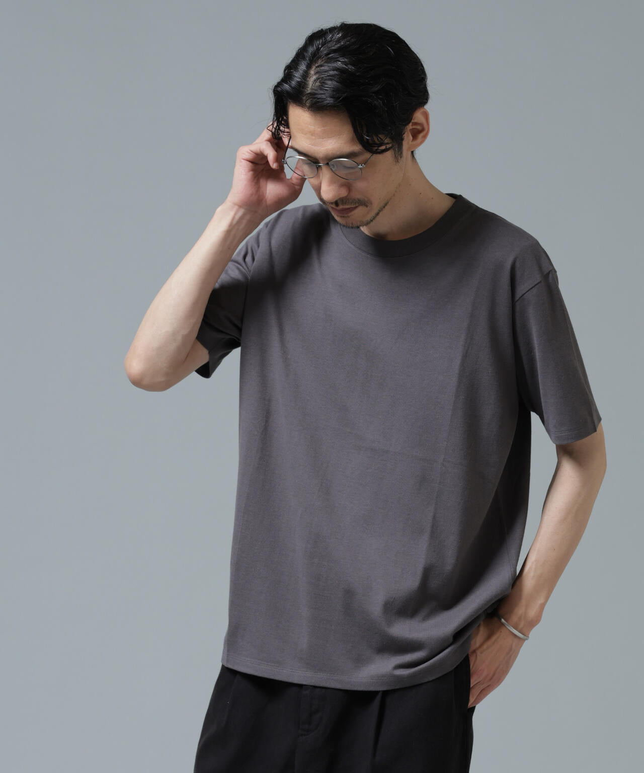 Anti Soaked(R) 汗染み防止 ライトウェイト 5.6oz ミドルシルエットTシャツ