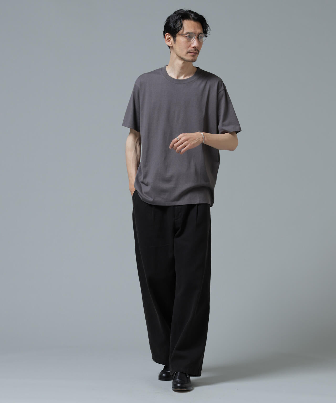 Anti Soaked(R) 汗染み防止 ライトウェイト 5.6oz ミドルシルエットTシャツ