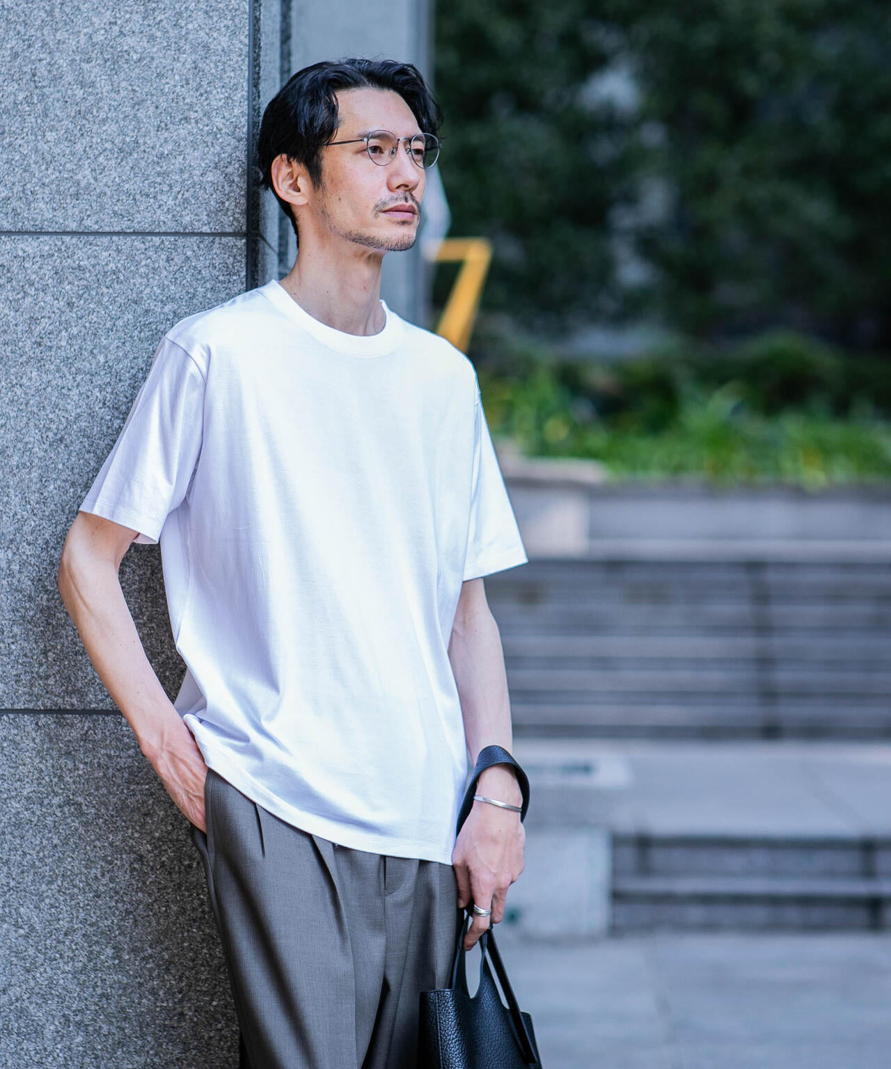 Anti Soaked(R) 汗染み防止 ライトウェイト 5.6oz ミドルシルエットTシャツ