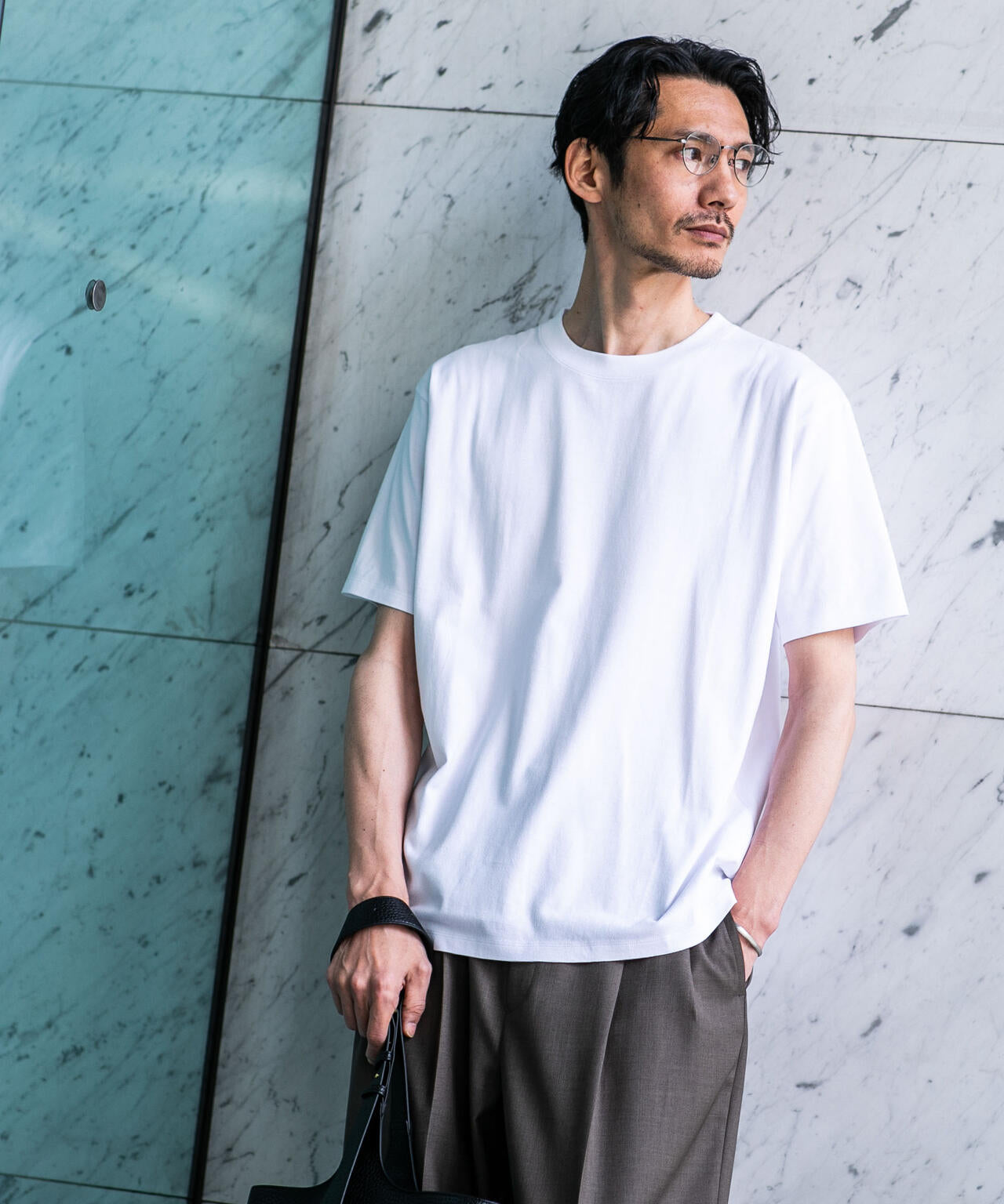 Anti Soaked(R) 汗染み防止 ライトウェイト 5.6oz ミドルシルエットTシャツ