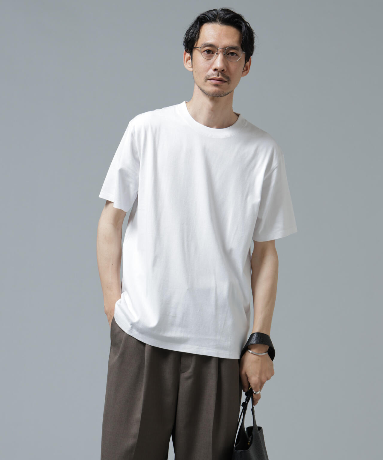 Anti Soaked(R) 汗染み防止 ライトウェイト 5.6oz ミドルシルエットTシャツ