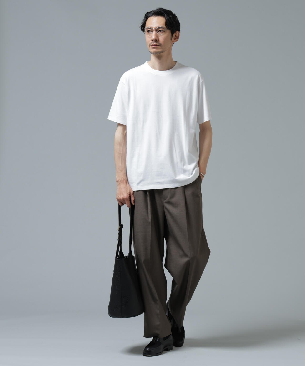 Anti Soaked(R) 汗染み防止 ライトウェイト 5.6oz ミドルシルエットTシャツ