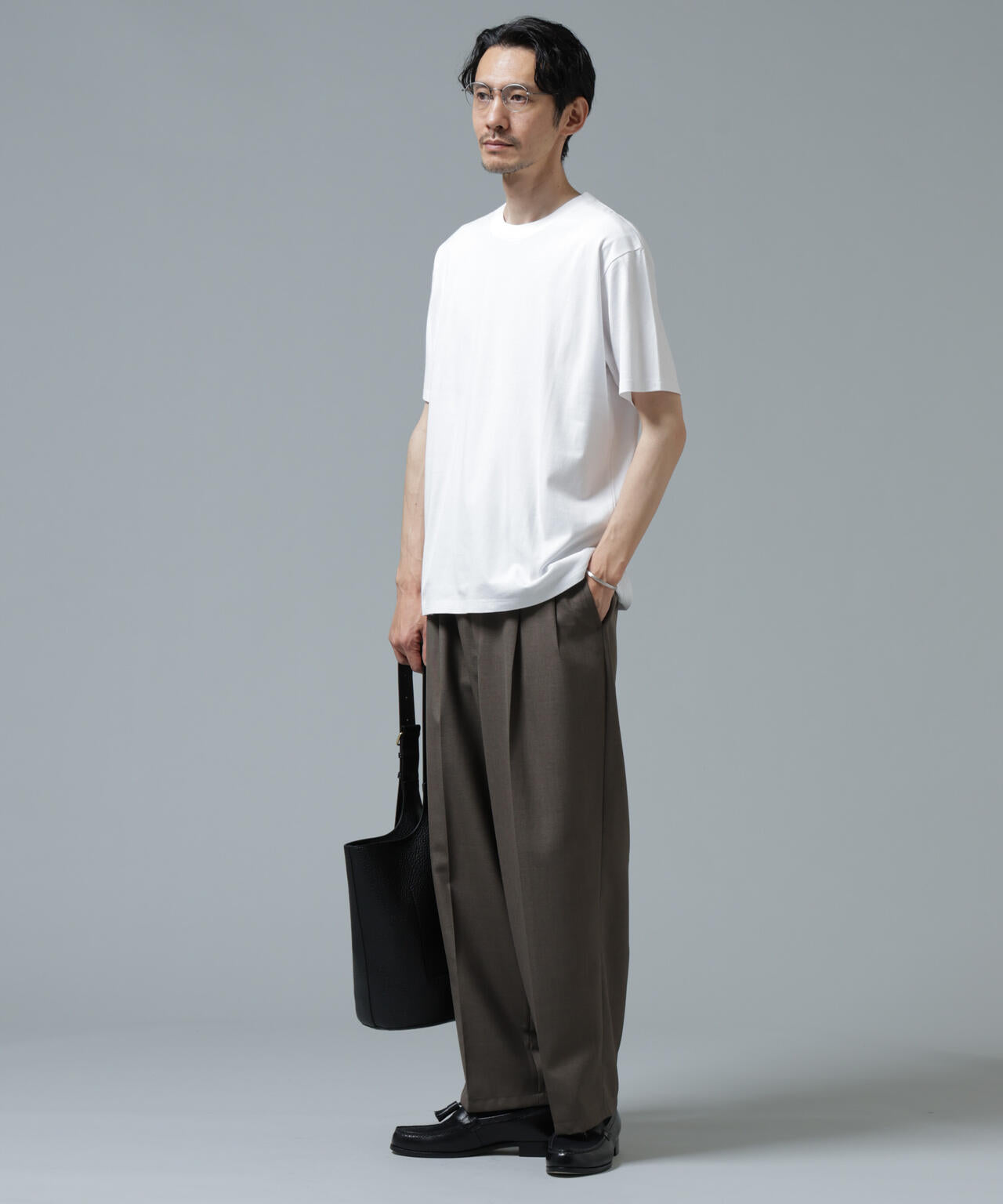 Anti Soaked(R) 汗染み防止 ライトウェイト 5.6oz ミドルシルエットTシャツ