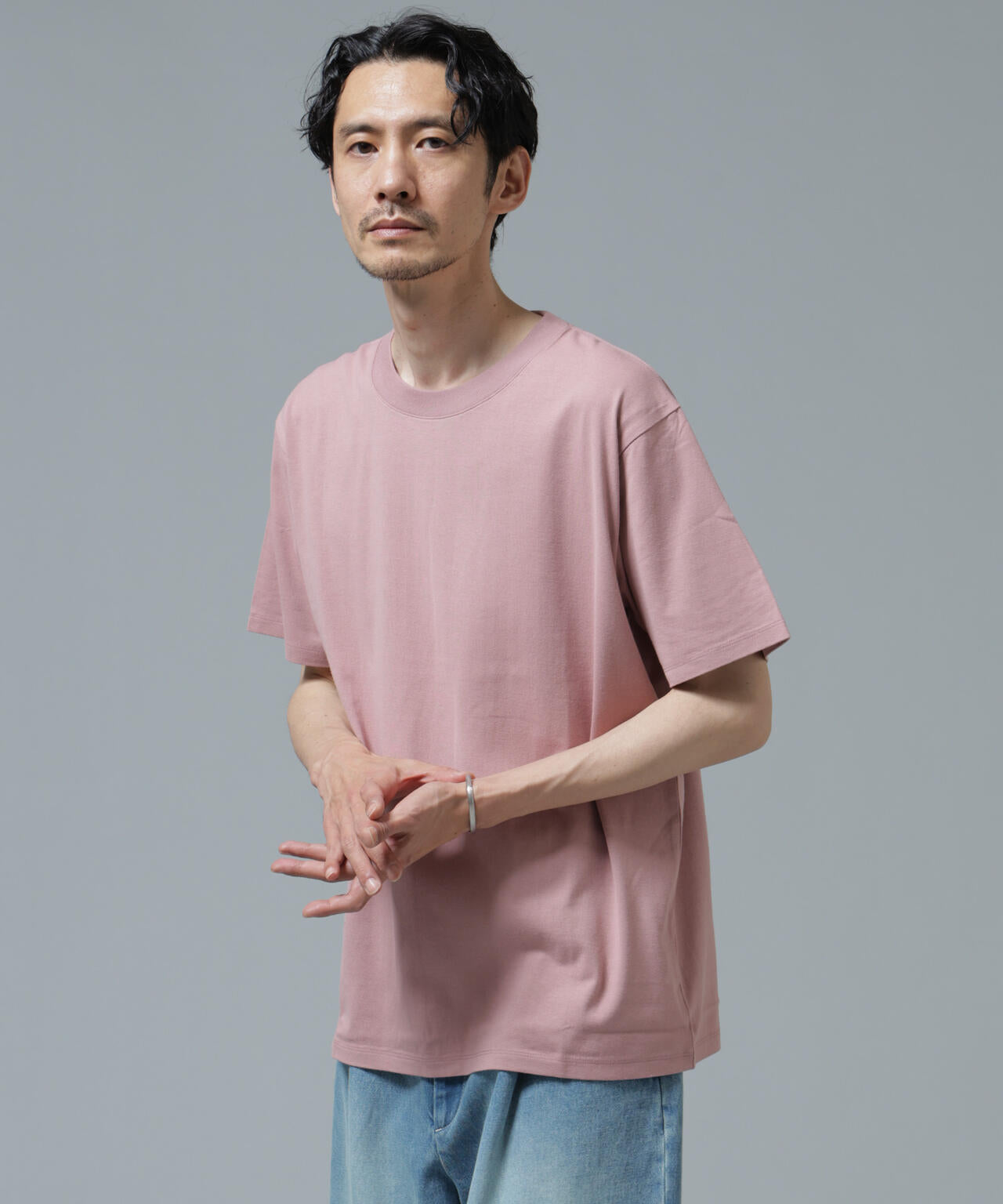 Anti Soaked(R) 汗染み防止 ライトウェイト 5.6oz ミドルシルエットTシャツ