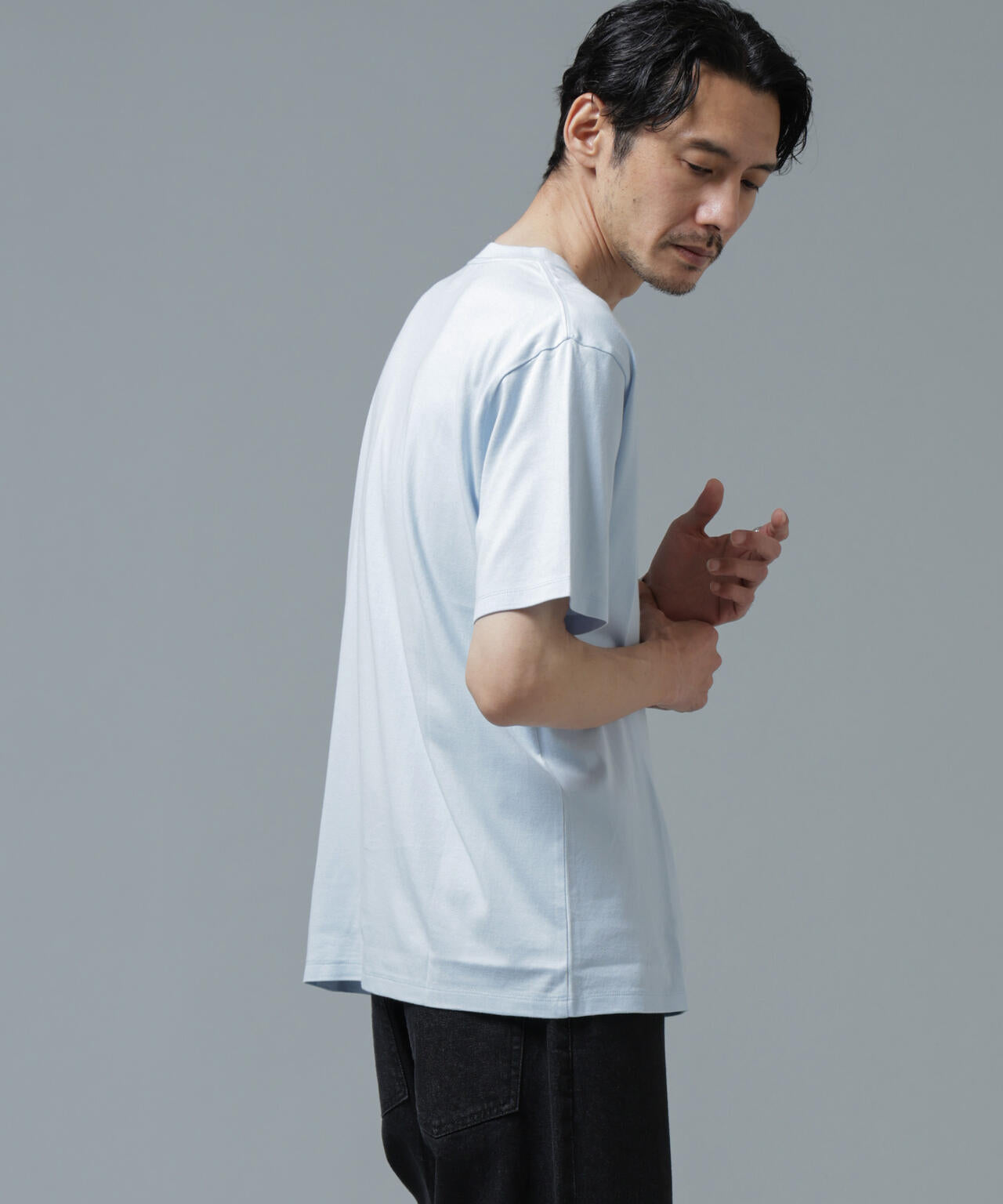 Anti Soaked(R) 汗染み防止 ライトウェイト 5.6oz ミドルシルエットTシャツ