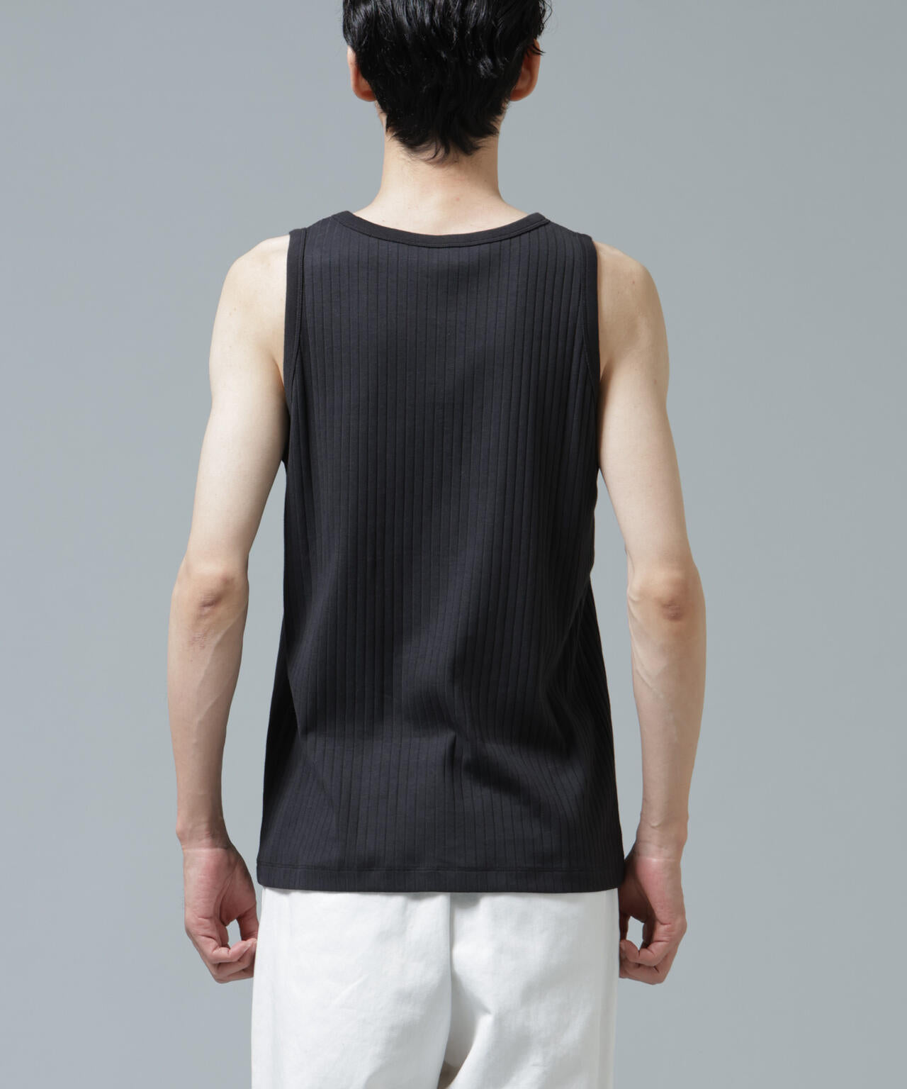 Anti Soaked(R) 汗染み防止 リブタンクトップ
