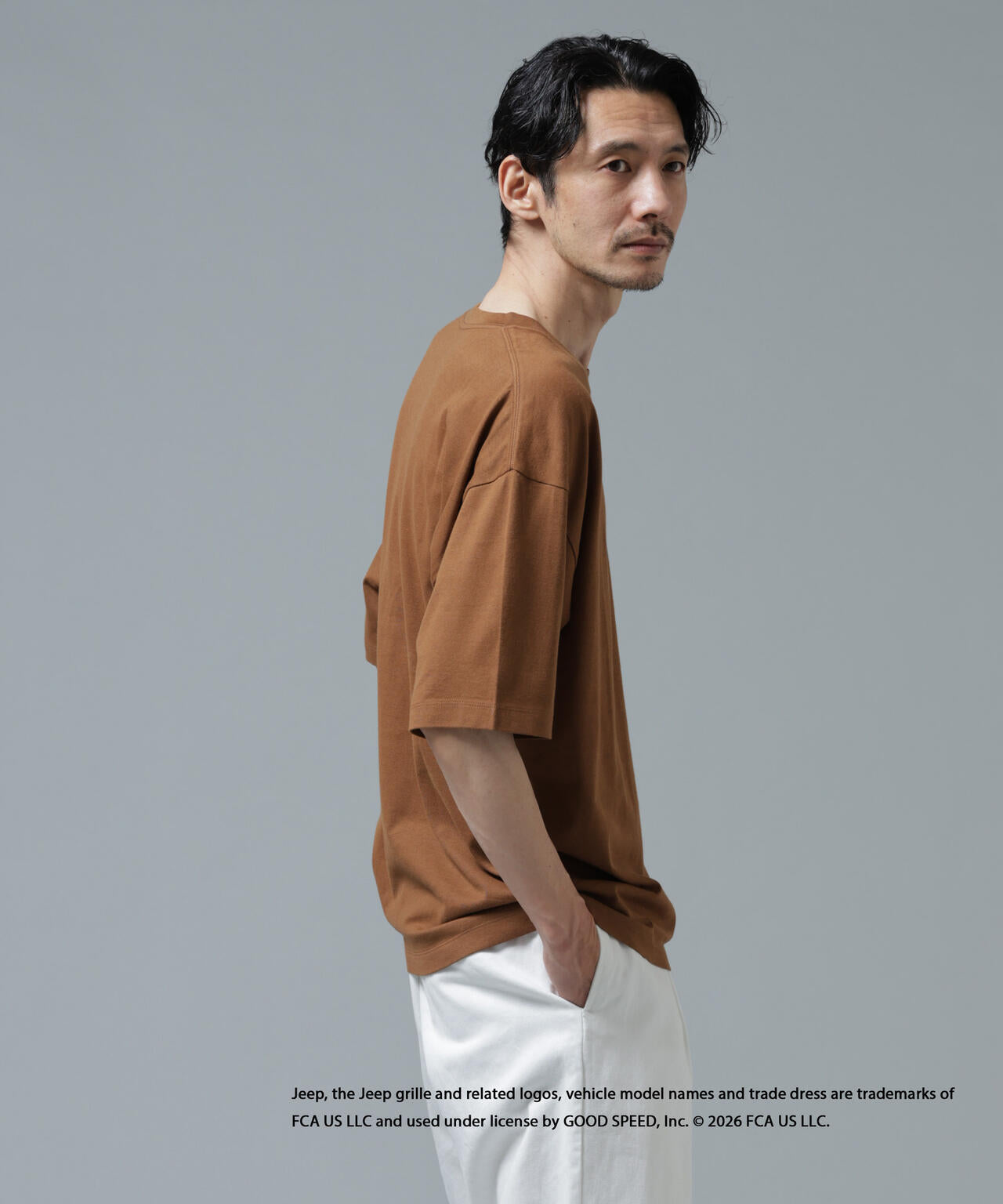 GOOD ROCK SPEED×Anti Soaked(R) 汗染み防止 ジープ Tシャツ