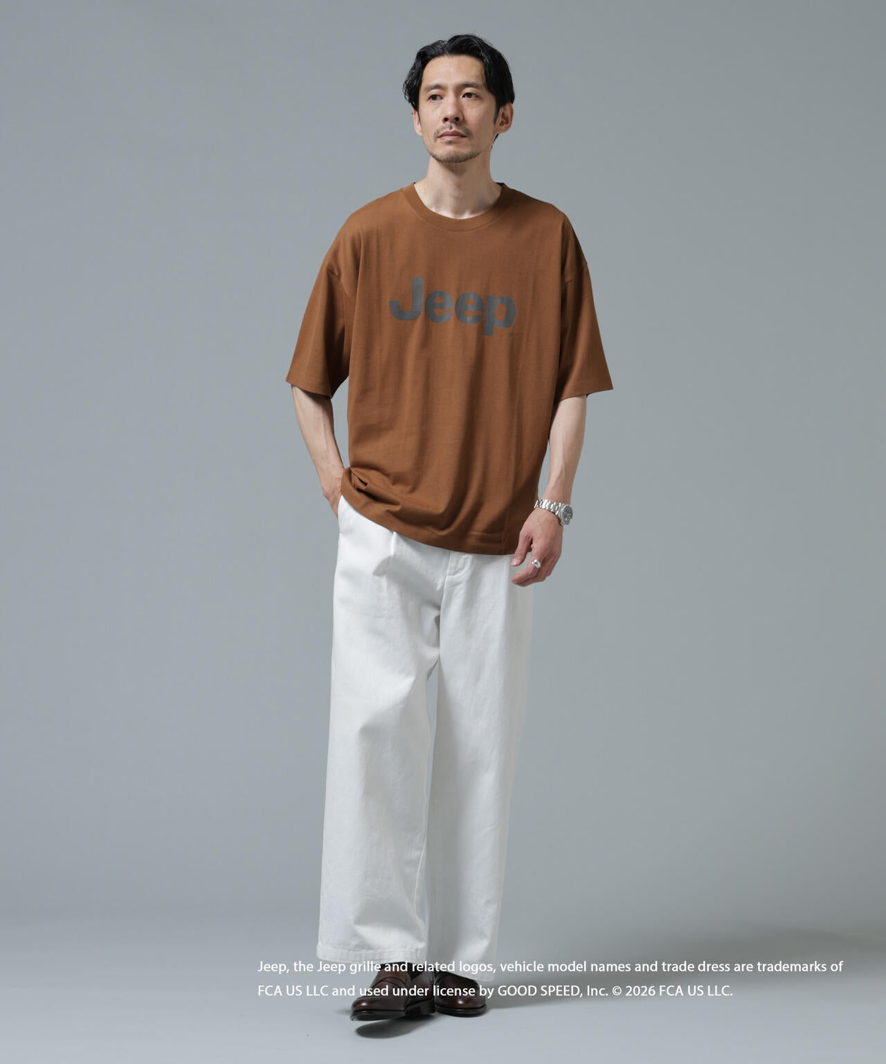 GOOD ROCK SPEED×Anti Soaked(R) 汗染み防止 ジープ Tシャツ