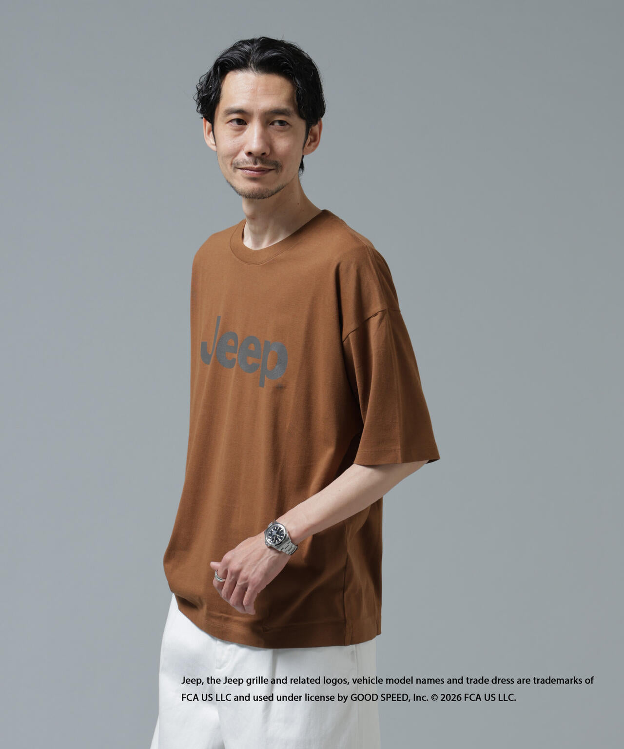 GOOD ROCK SPEED×Anti Soaked(R) 汗染み防止 ジープ Tシャツ