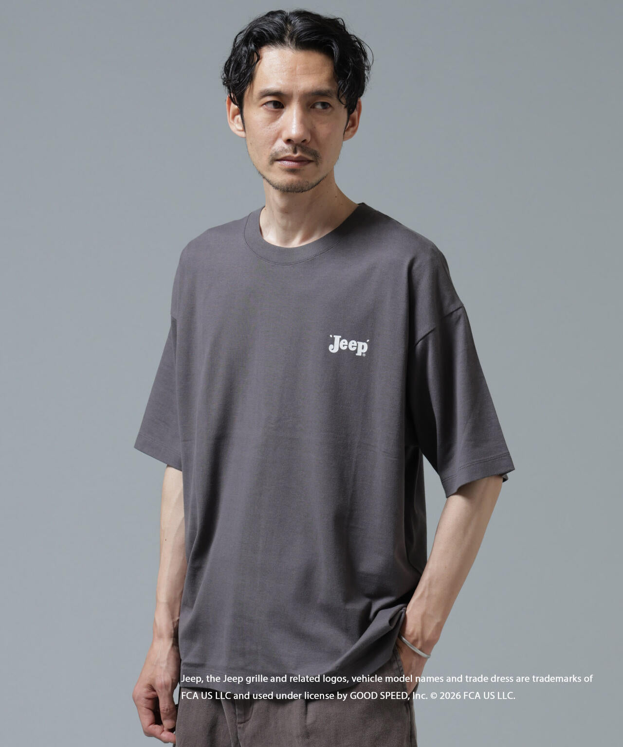 GOOD ROCK SPEED×Anti Soaked(R) 汗染み防止 ジープ Tシャツ