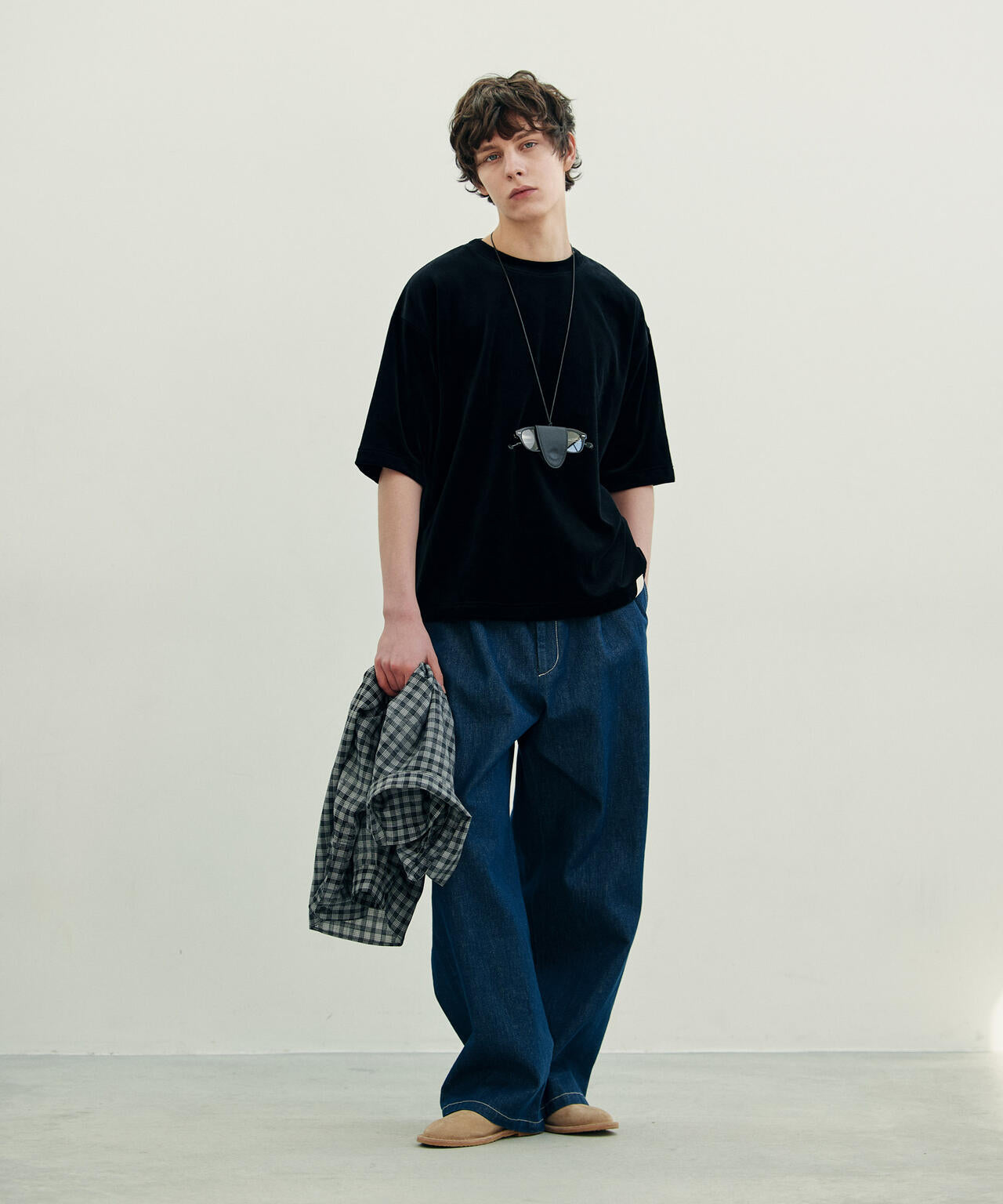 ベロア クルーネック Ｔシャツ 半袖