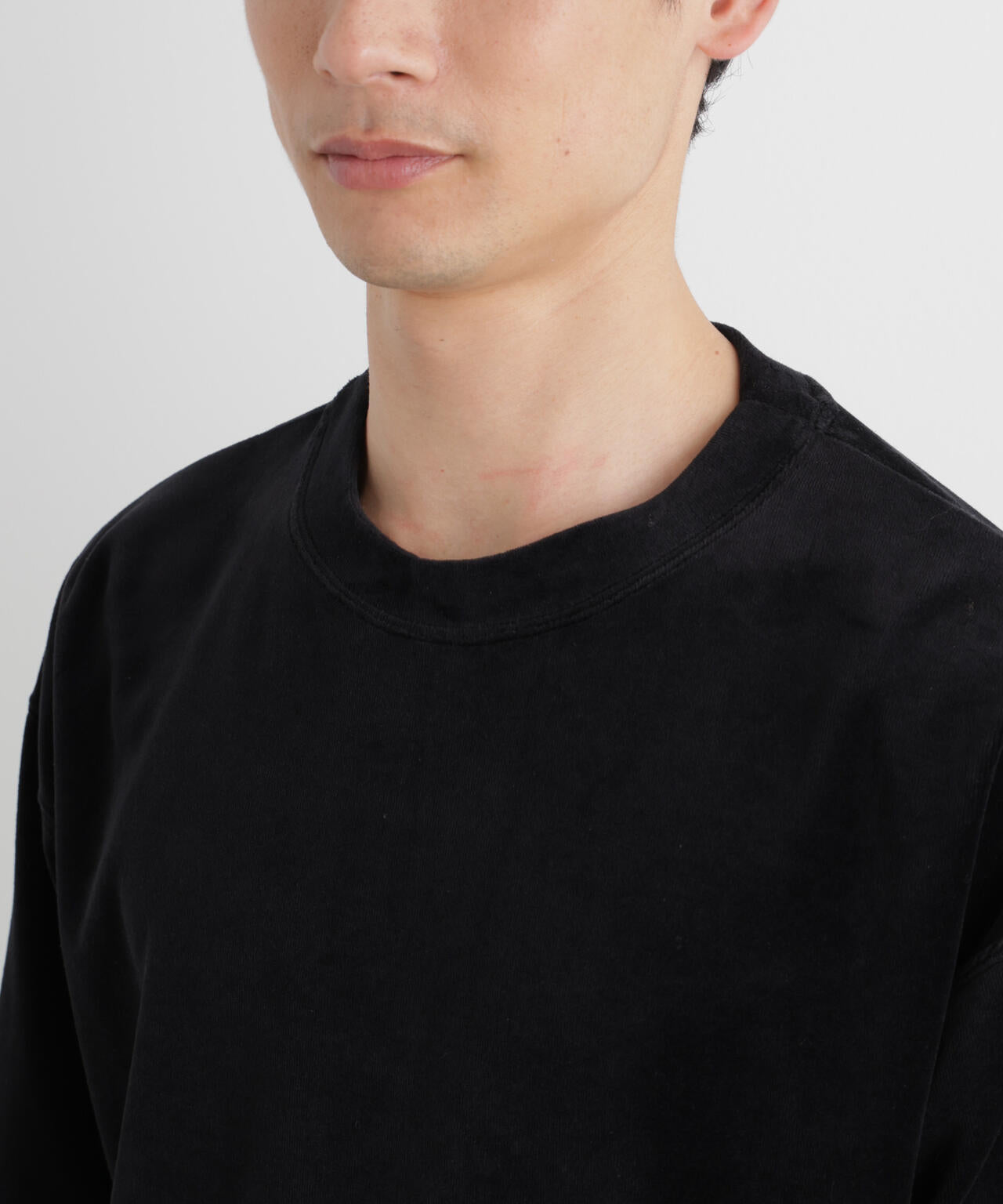 ベロア クルーネック Ｔシャツ 半袖