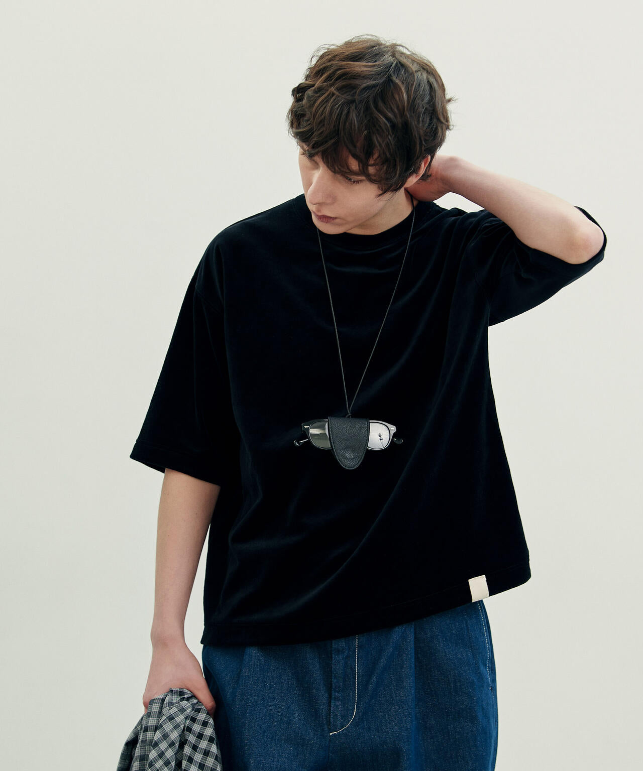ベロア クルーネック Ｔシャツ 半袖