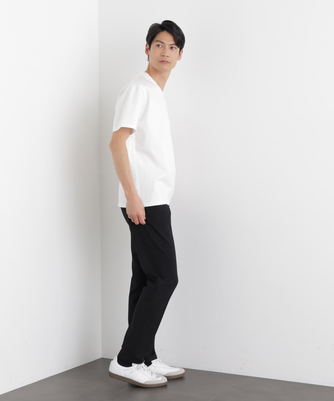 ジャケT(R)プレミアム Vネック 半袖