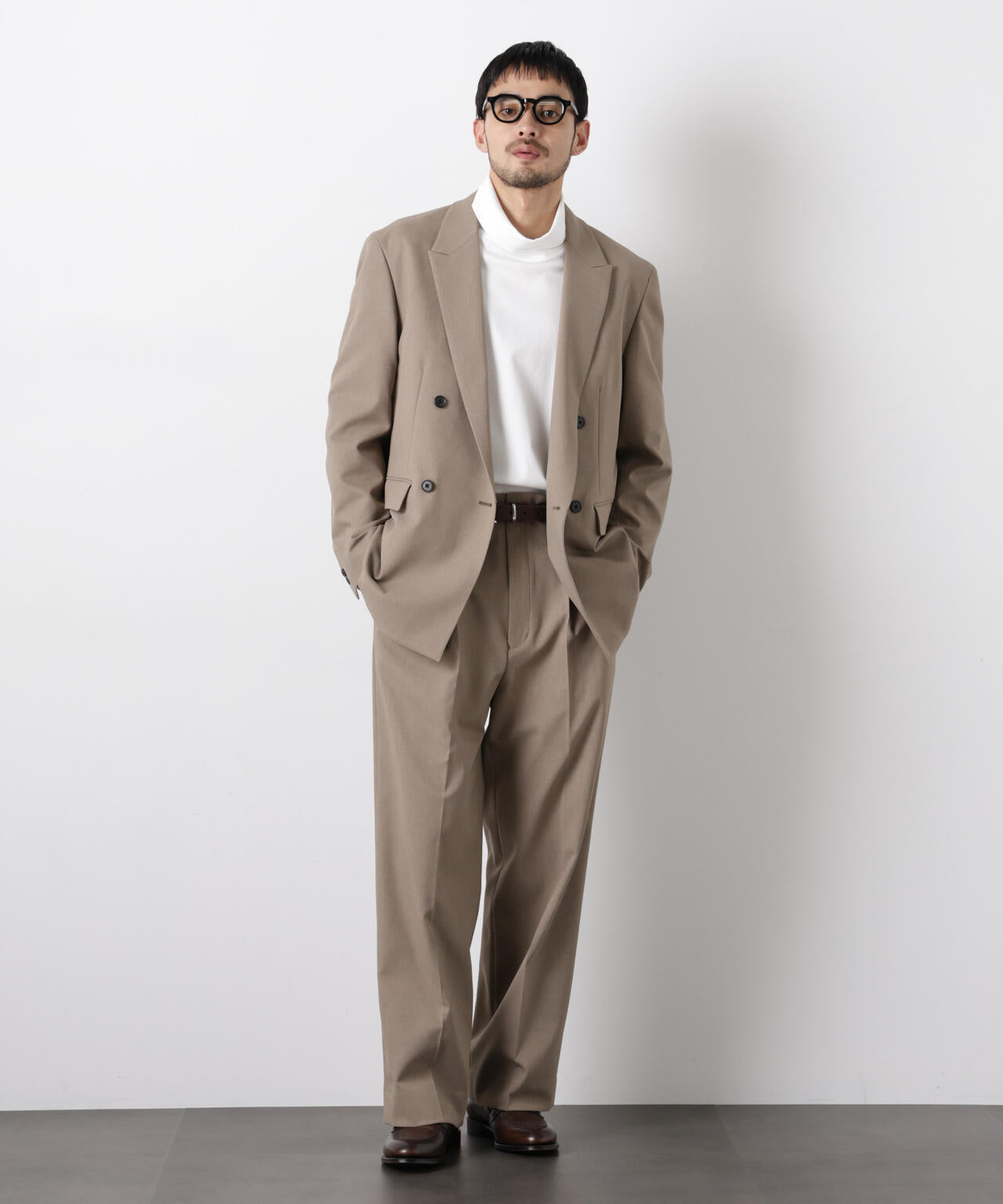 Reflax(R)オックスストレートパンツ（セットアップ可)