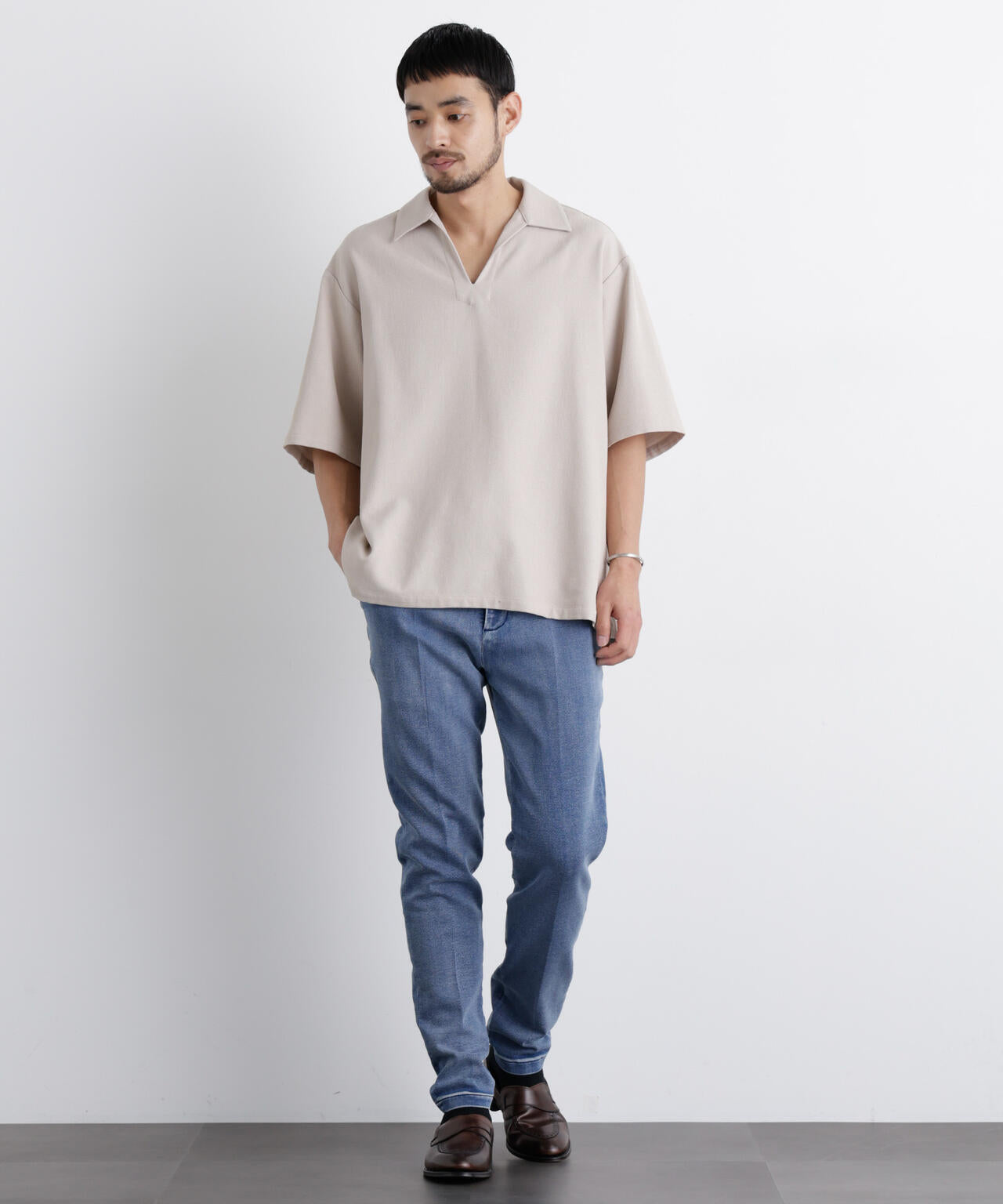 ｢Meaningful Continuity｣ ストレッチデニムトラウザーズ
