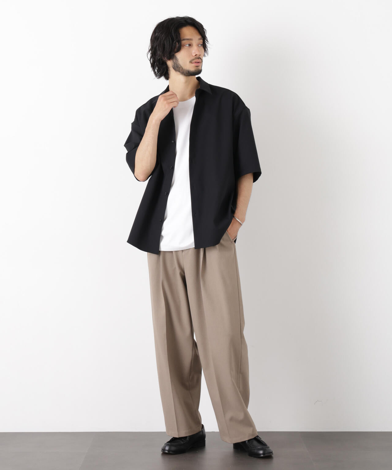 ｢OtoNANO｣ 大人のワイドパンツ Reflax(R) ドライオックス/吸水速乾(セットアップ可)
