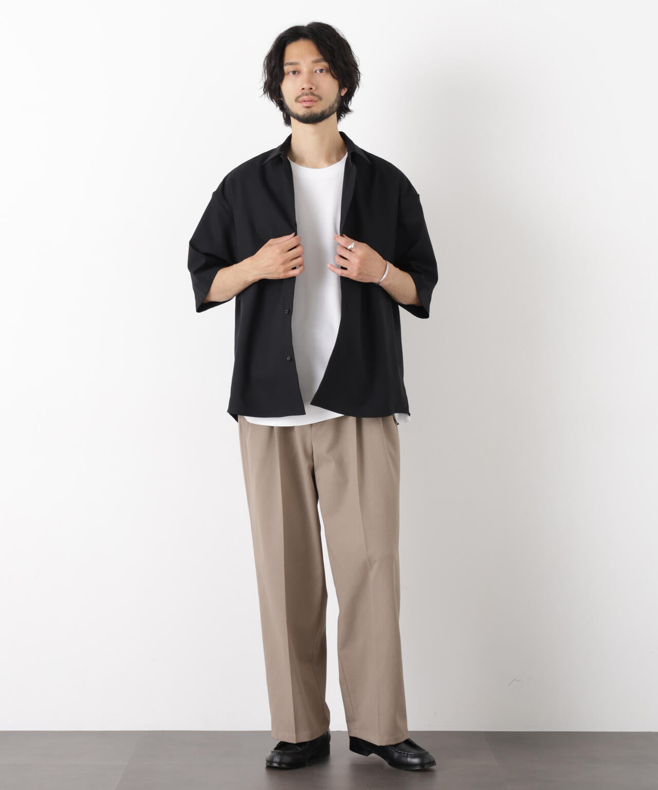 ｢OtoNANO｣ 大人のワイドパンツ Reflax(R) ドライオックス/吸水速乾(セットアップ可)