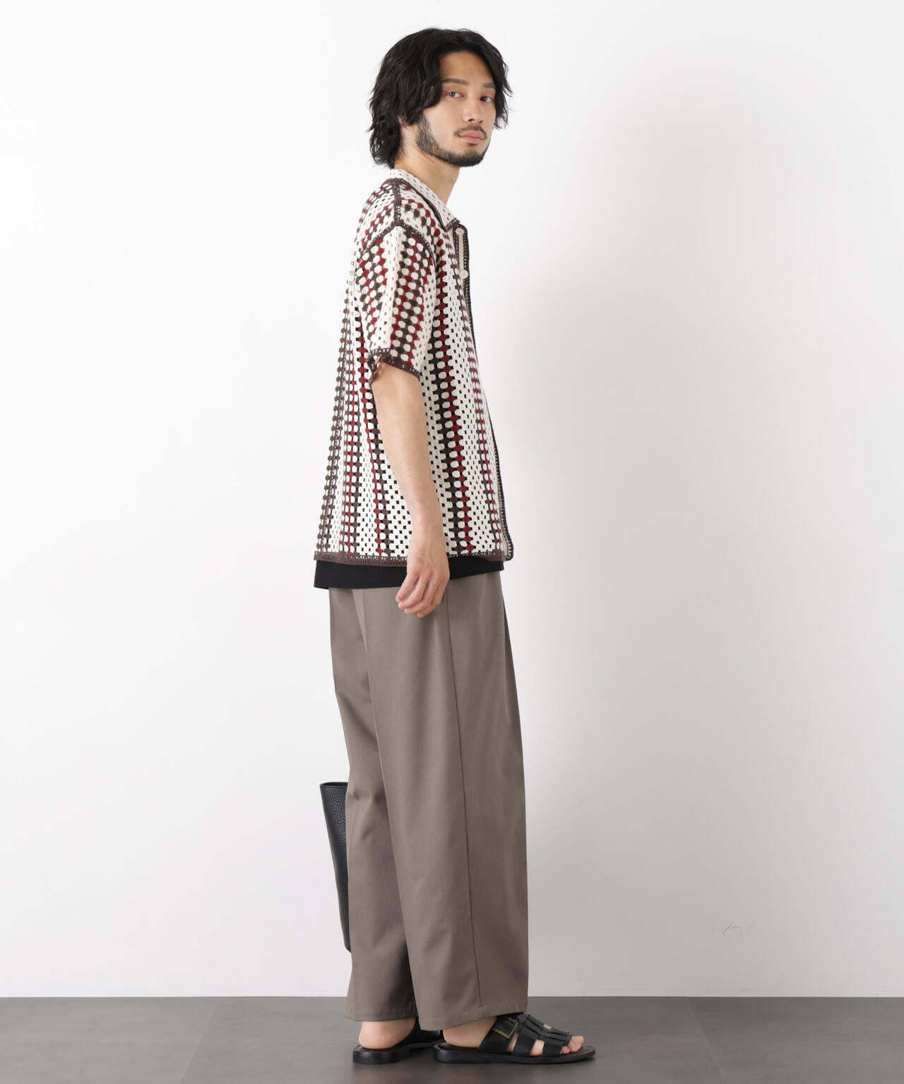 ｢OtoNANO｣ 大人のワイドパンツ Reflax(R) ドライオックス/吸水速乾(セットアップ可)