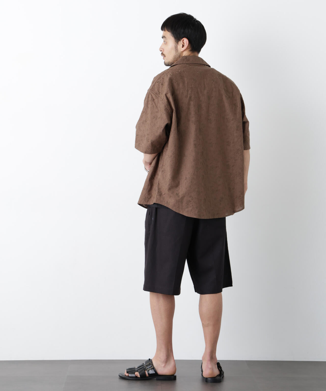 ｢FRENCH LINEN｣ ベルテッドワイドショーツ