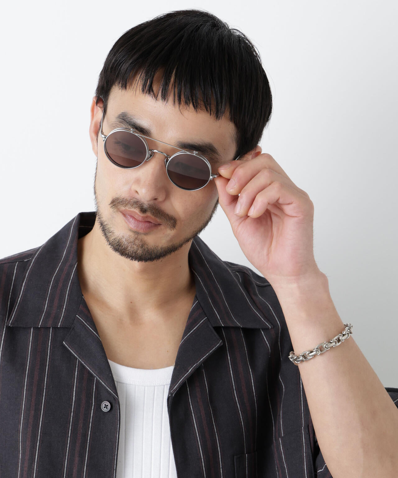 「NJ/CLUB」跳ね上げ式ボストンアイウエア