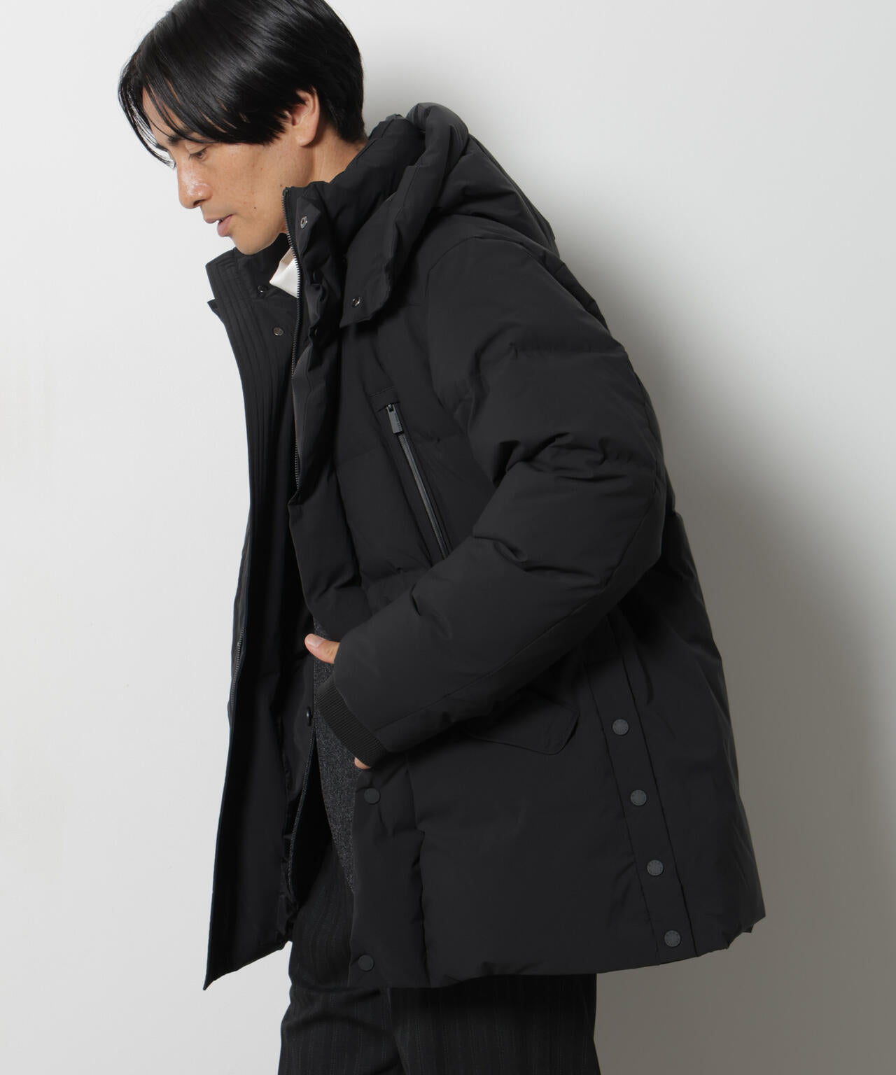 「西川ダウン(R)」SOLOTEX ミドル丈ダウン